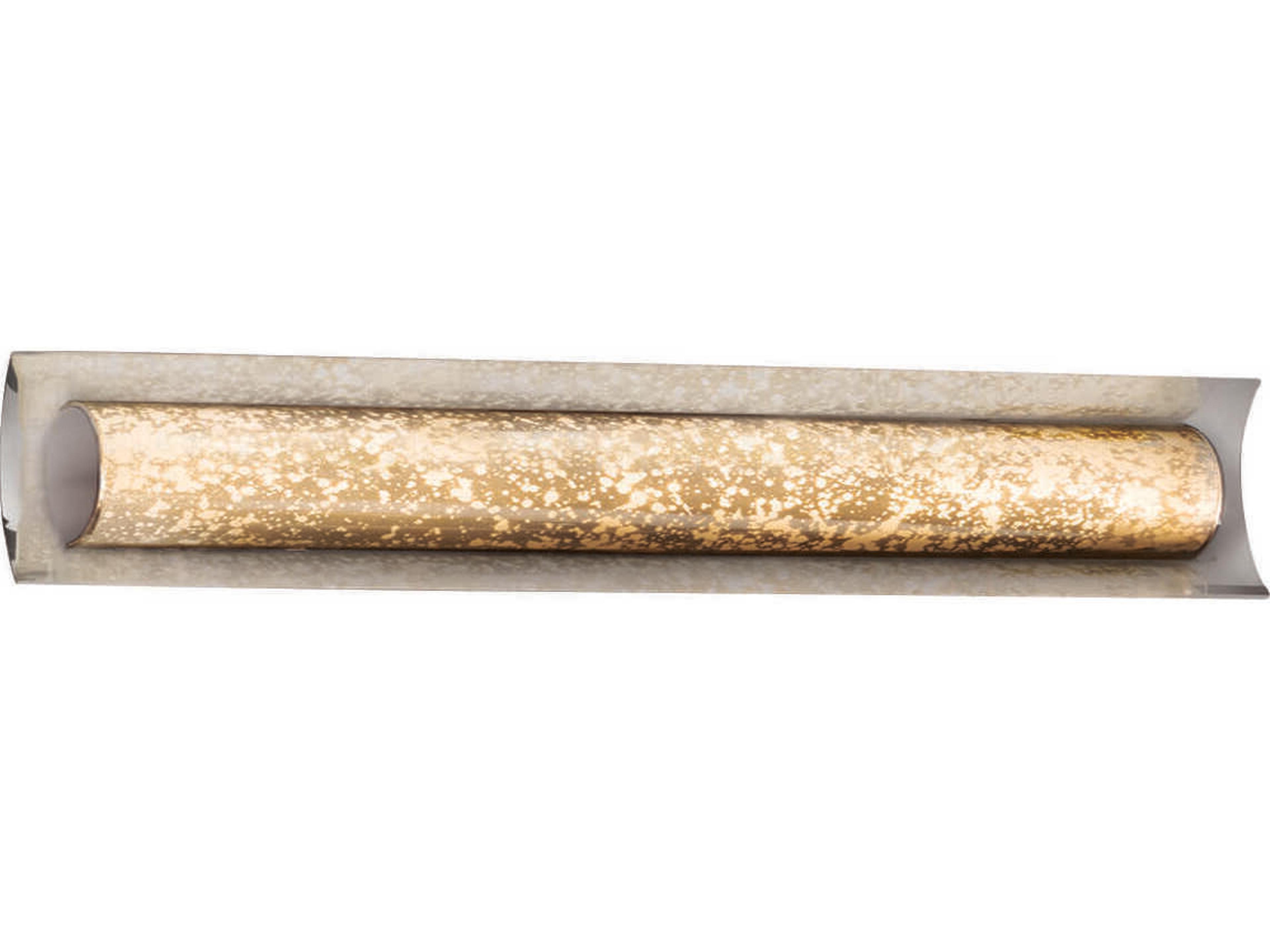 Fusion Nickel Glass LED Vanity Light