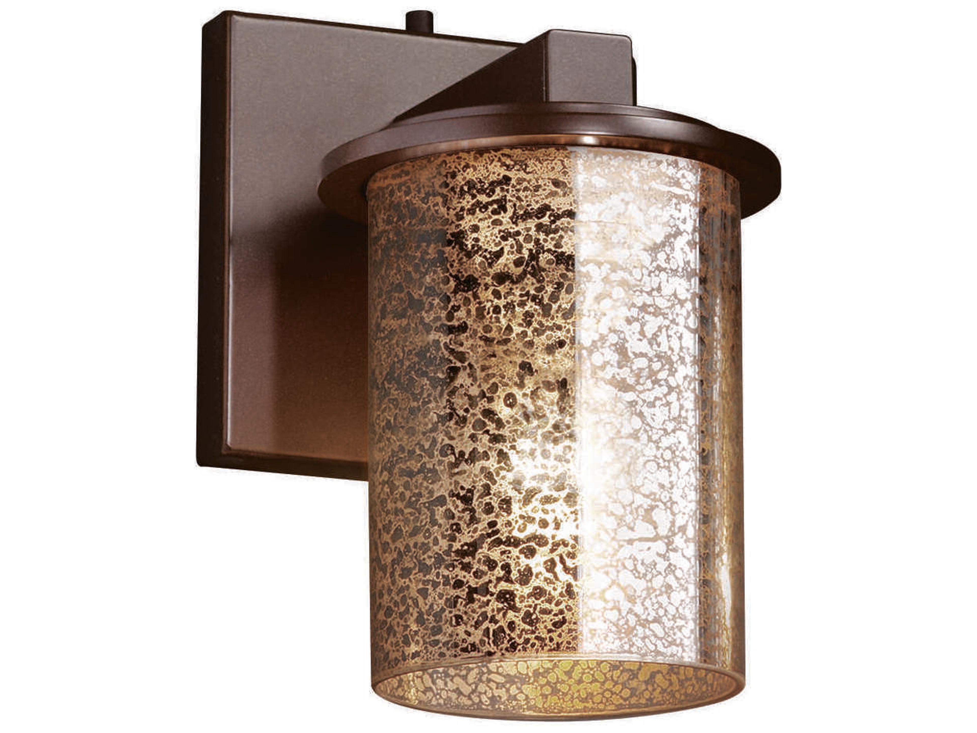 Fusion 1-Light Bronze Glass Wall Sconce