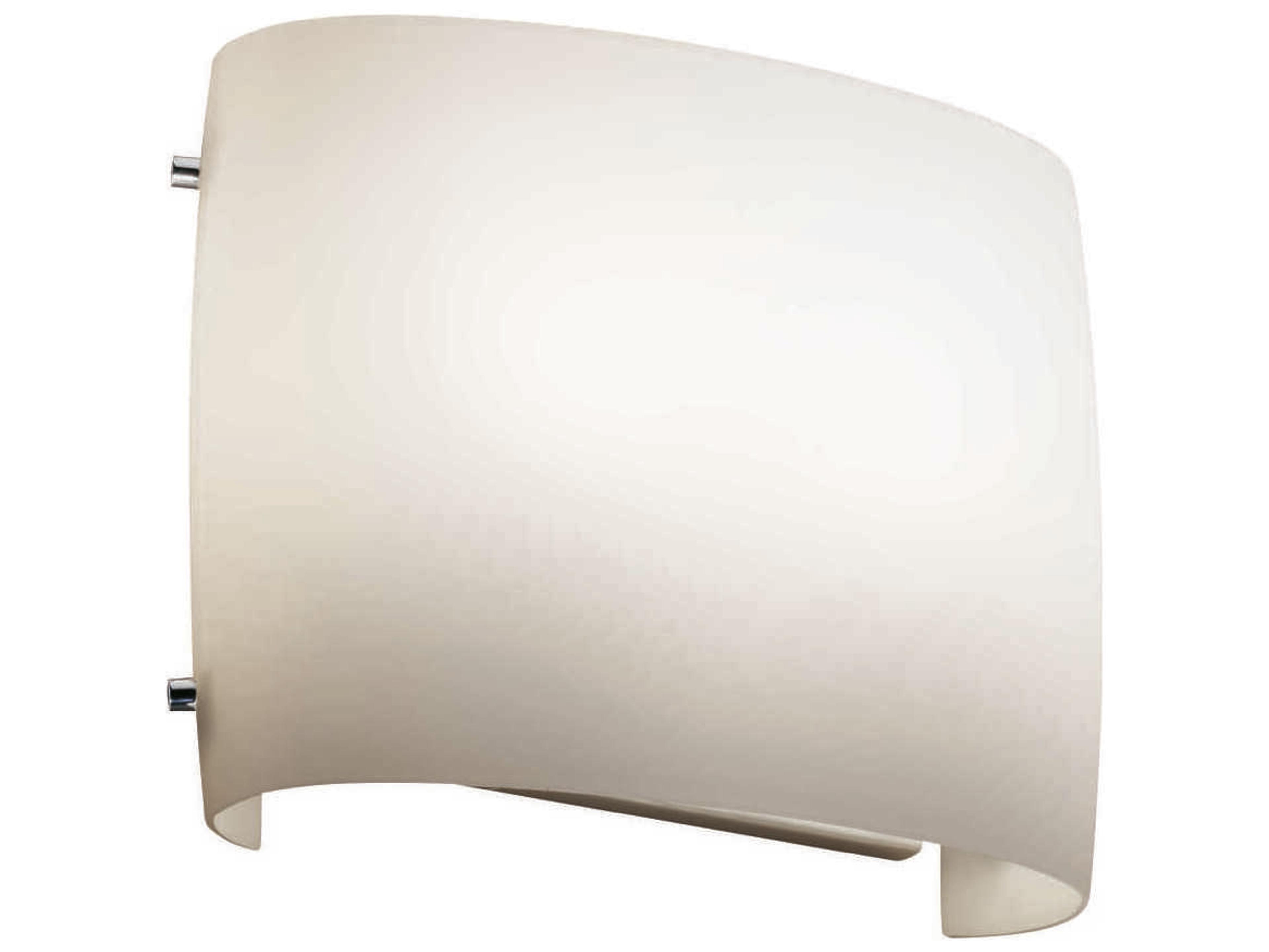 Justice Design Group Fusion 2-Light Bronze Glass Wall Sconce