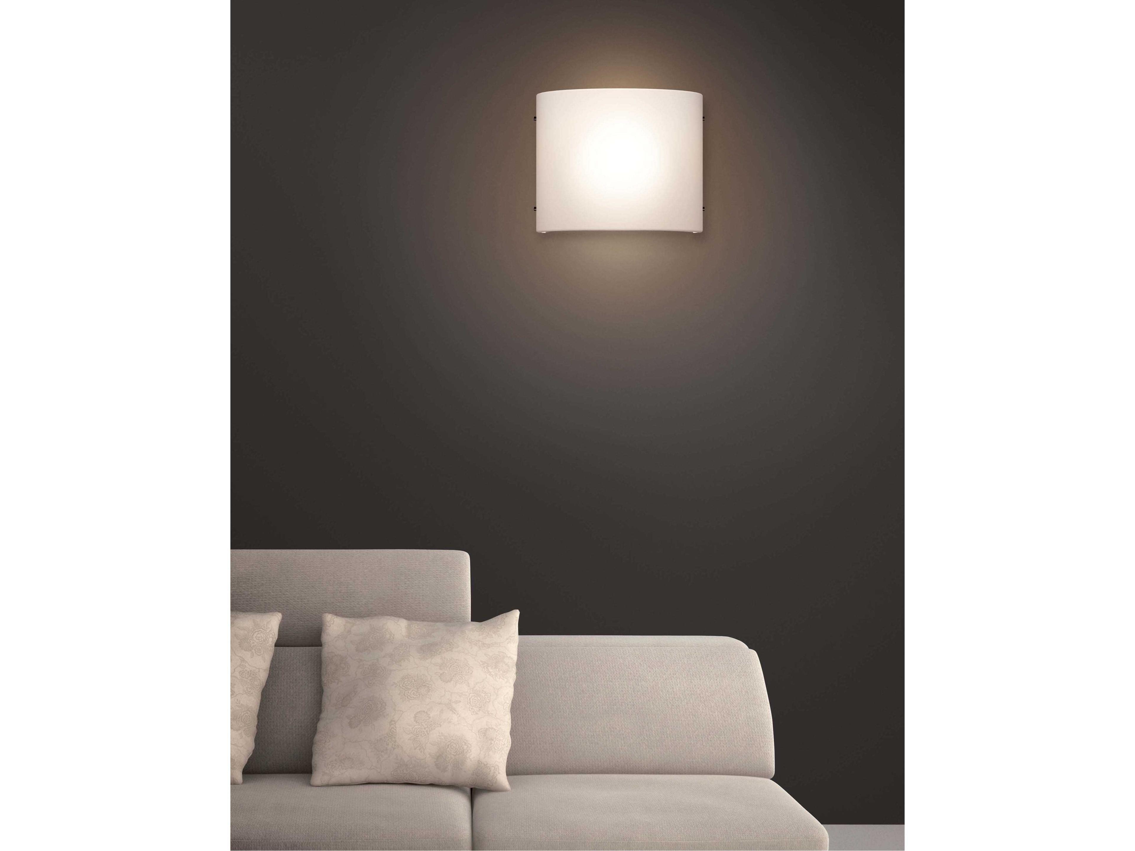 Justice Design Group Fusion 2-Light Bronze Glass Wall Sconce