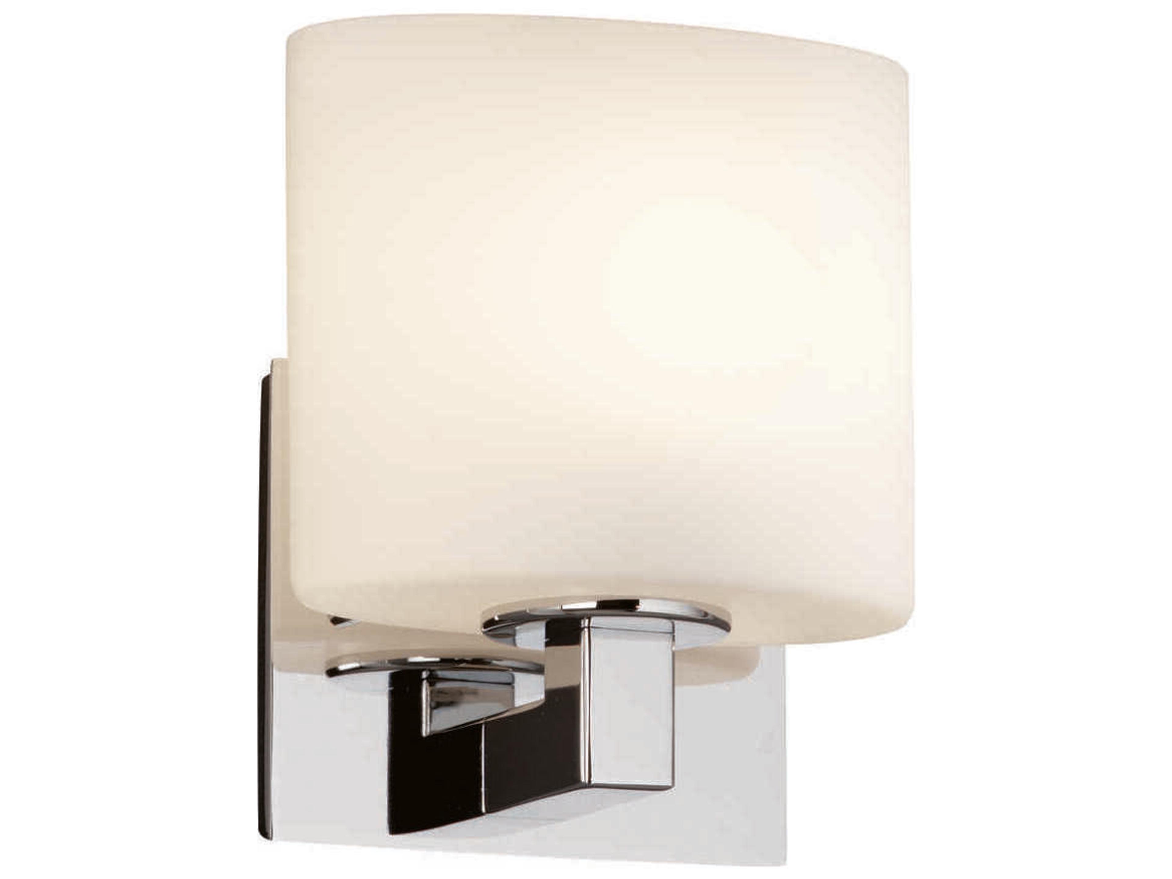 Justice Design Group Fusion 1-Light Bronze Glass Wall Sconce