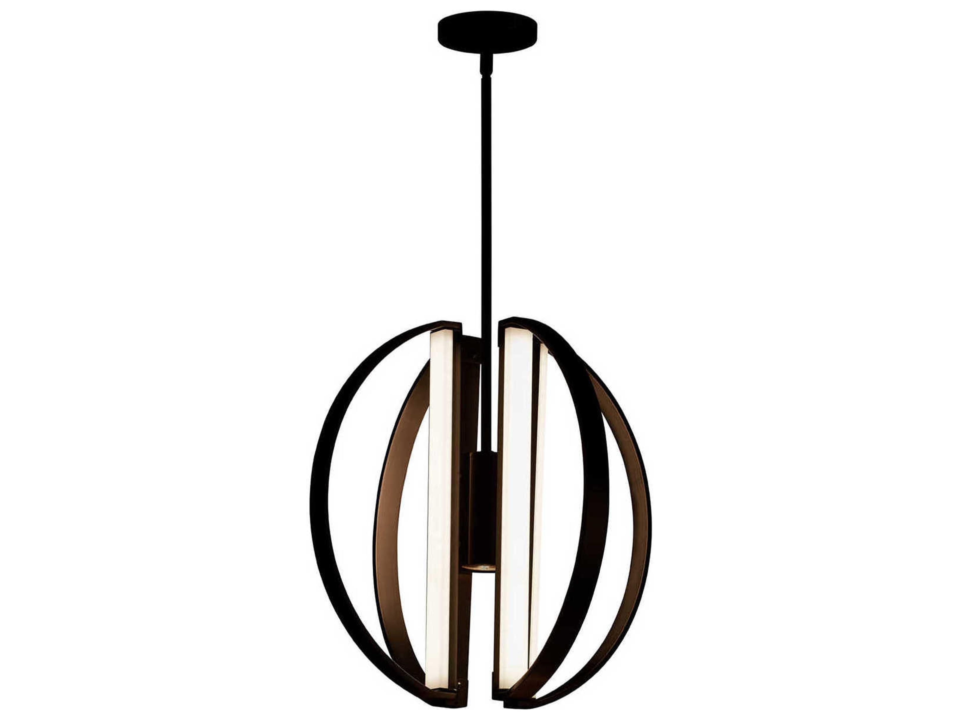 Justice Design Group Black LED Pendant