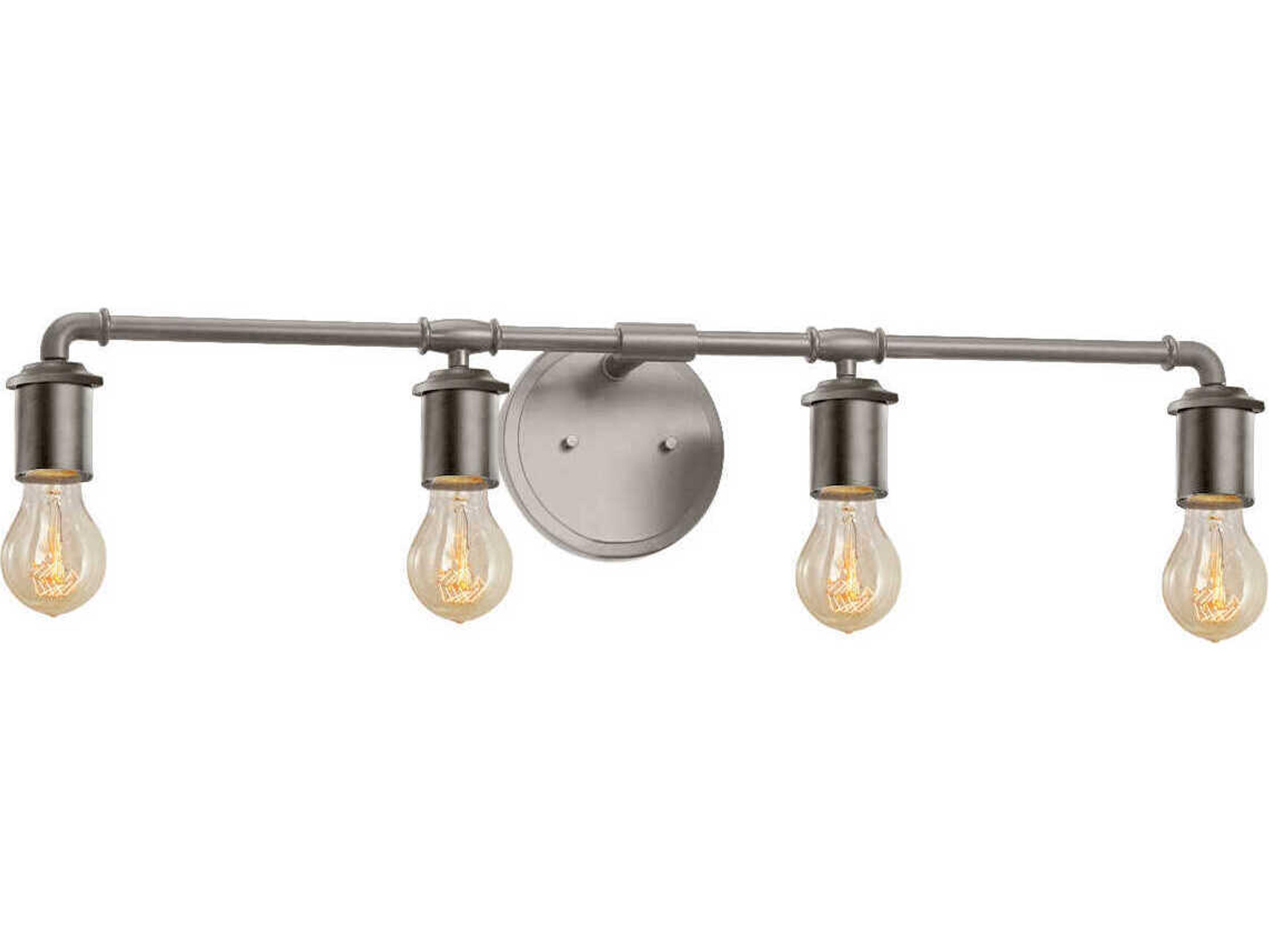 4-Light Nickel Vanity Light