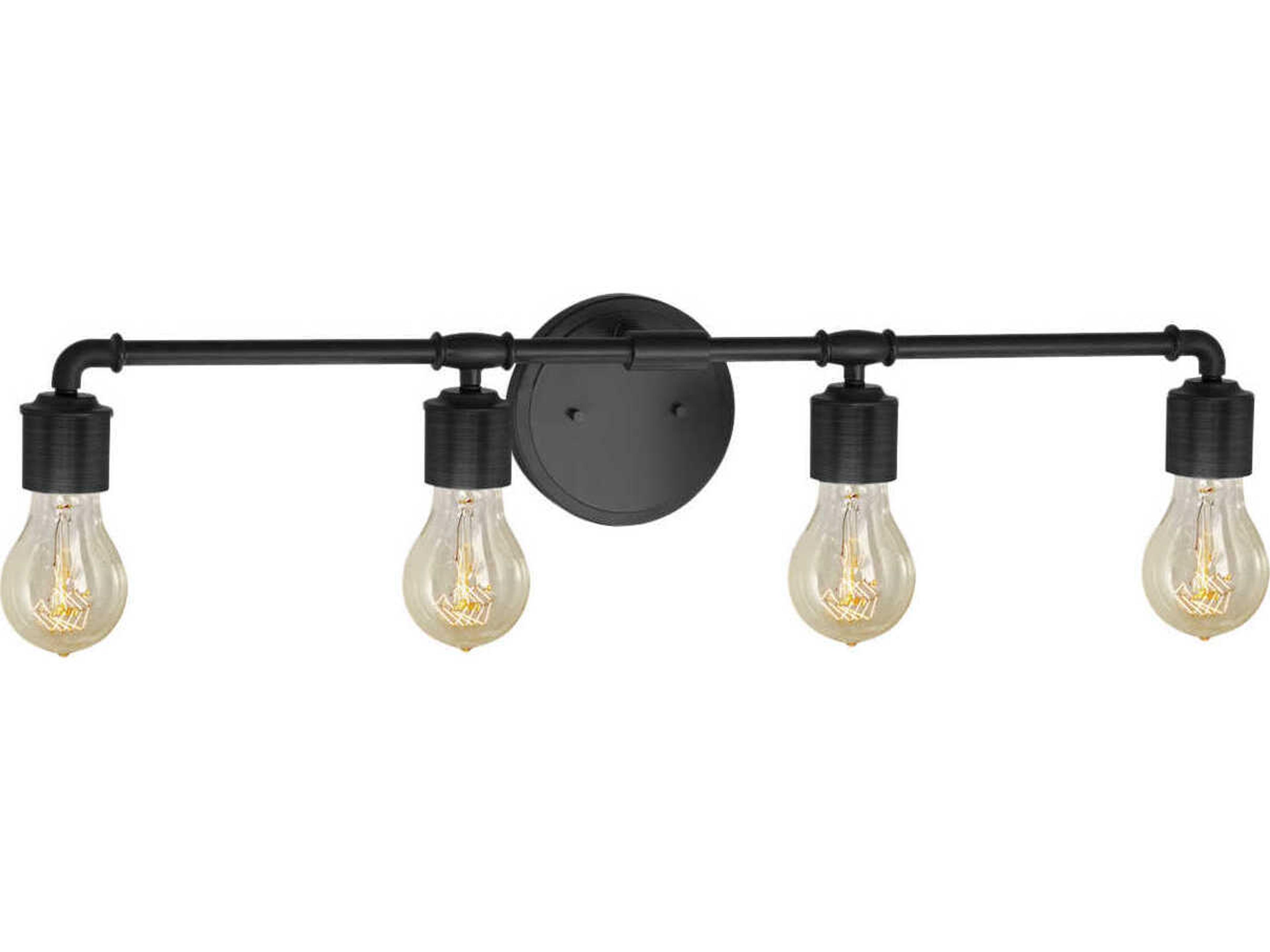 Justice Design Group 4-Light Nickel Vanity Light