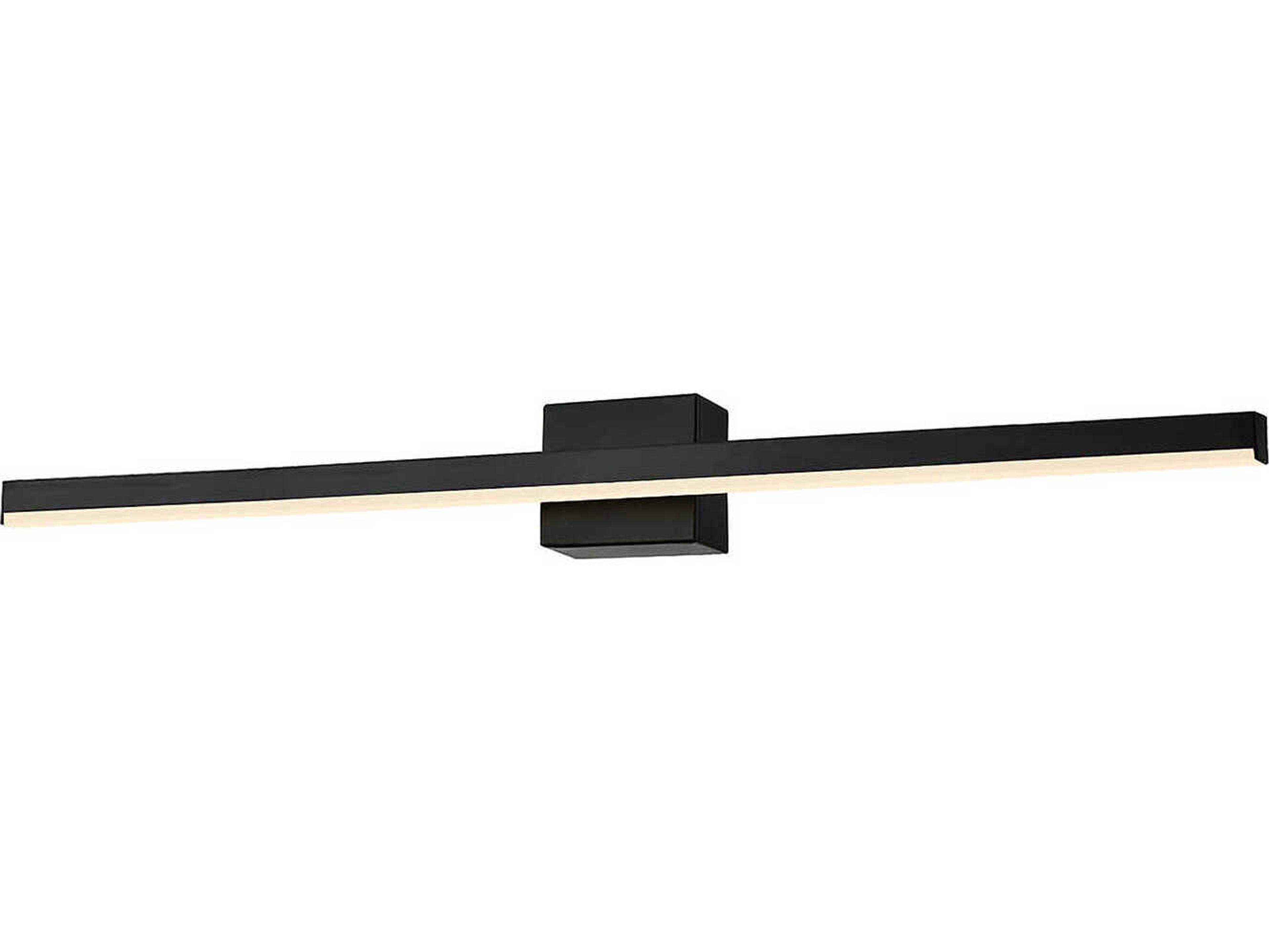 Matte Black LED Vanity Light
