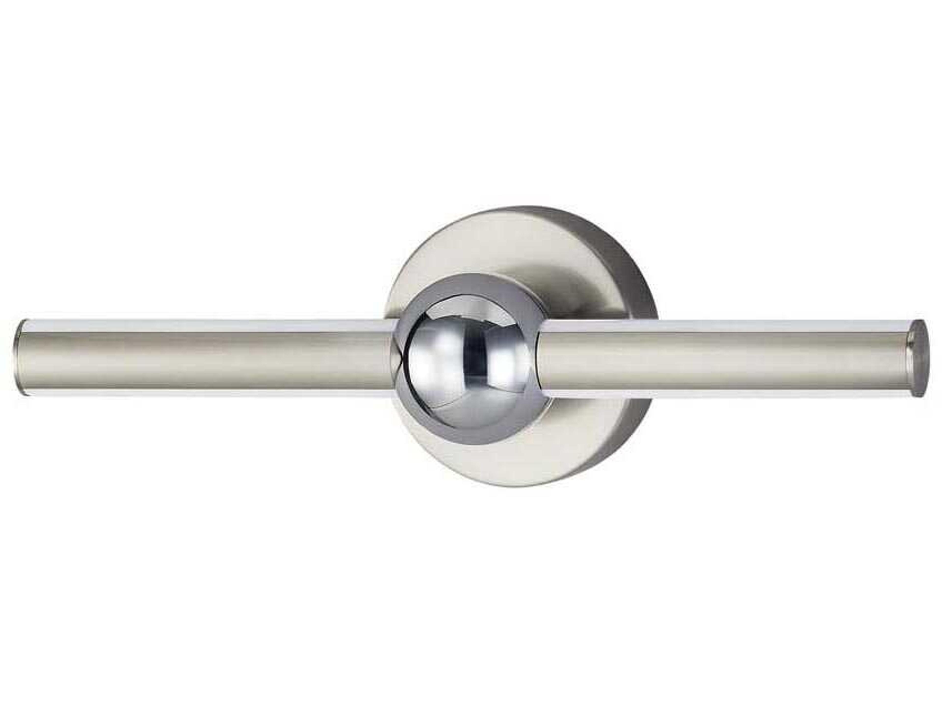 Justice Design Group Brushed Nickel Chrome LED Vanity Light