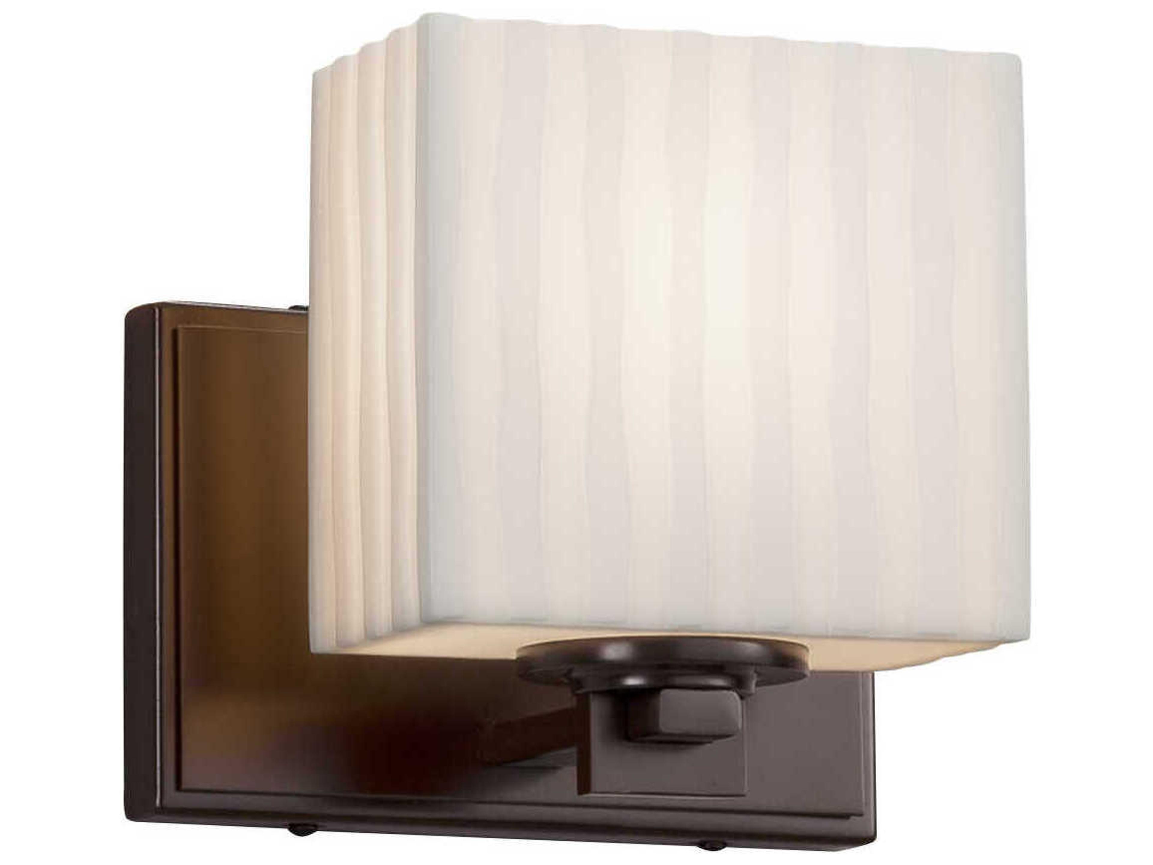 Justice Design Group Porcelina Nickel Wall Sconce