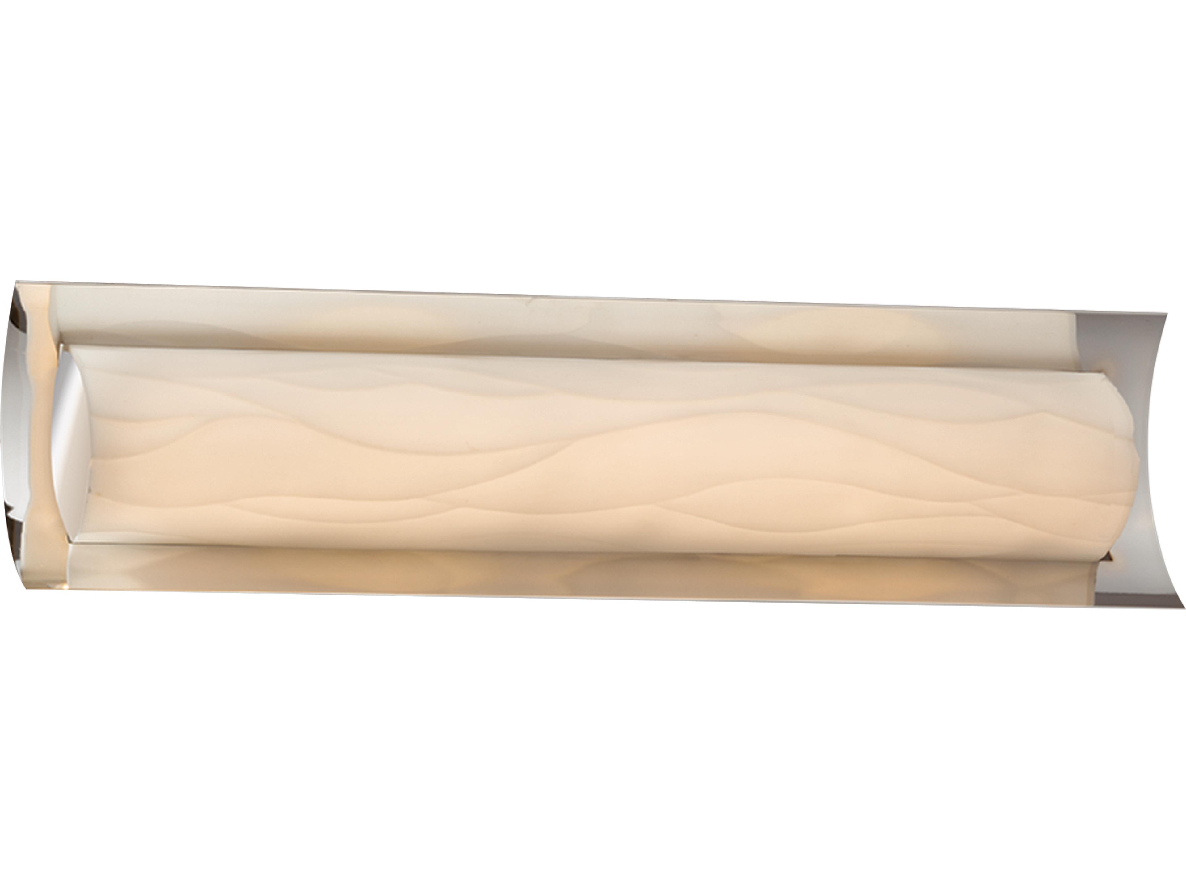 Porcelina Chrome LED Vanity Light