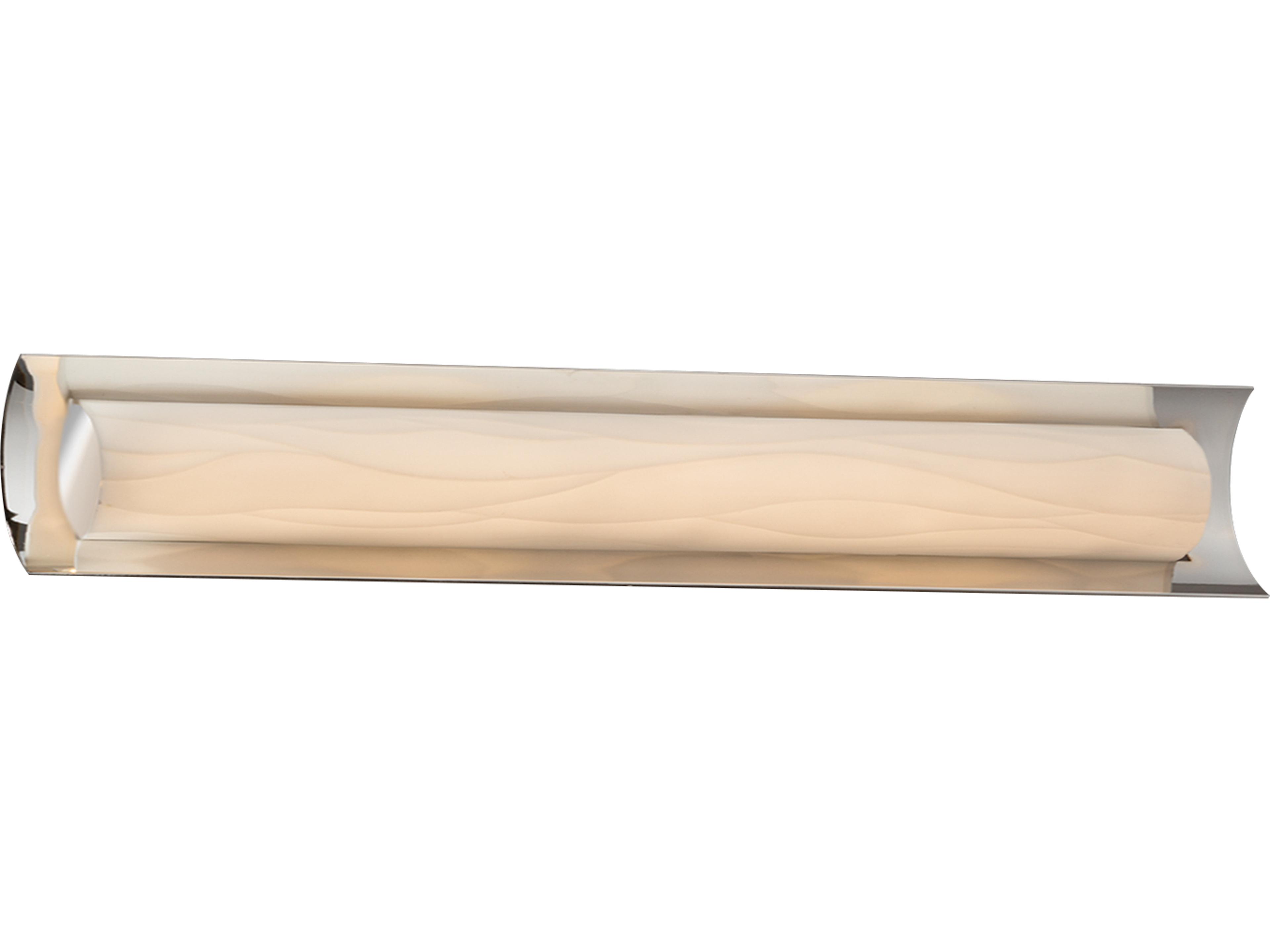 Porcelina Chrome LED Vanity Light