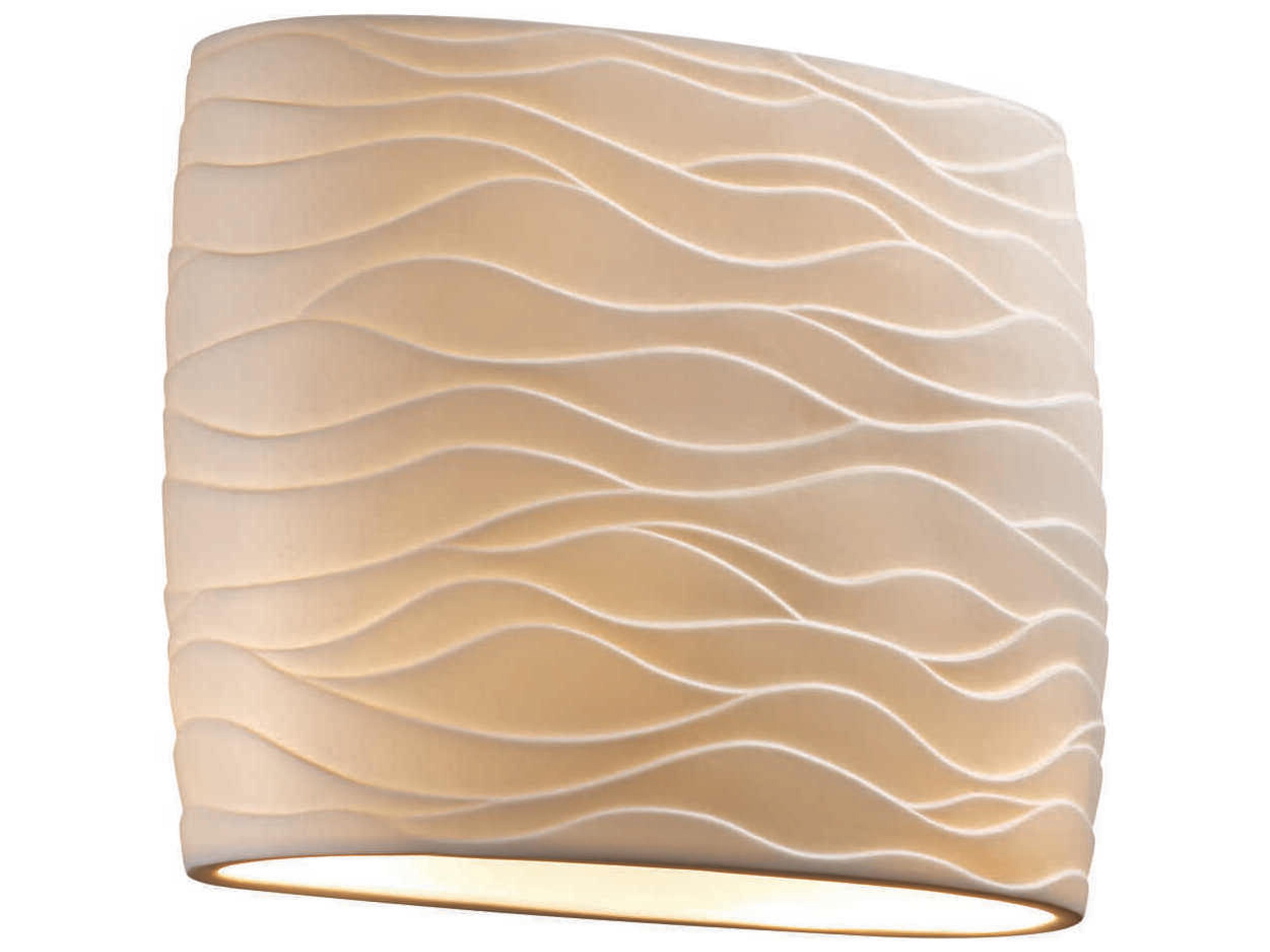 Porcelina 2-Light Off White Wall Sconce