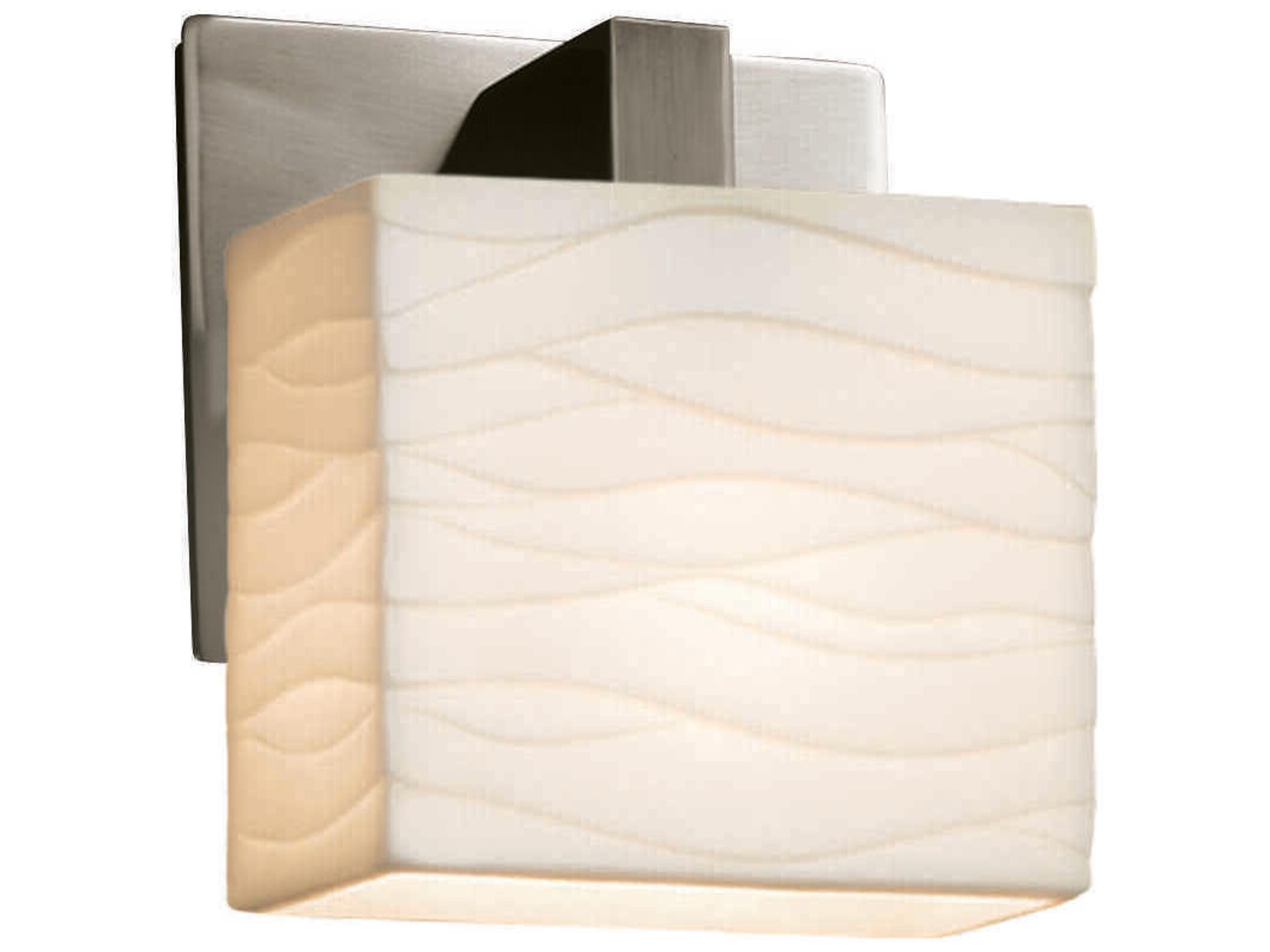 Porcelina 1-Light Nickel Wall Sconce