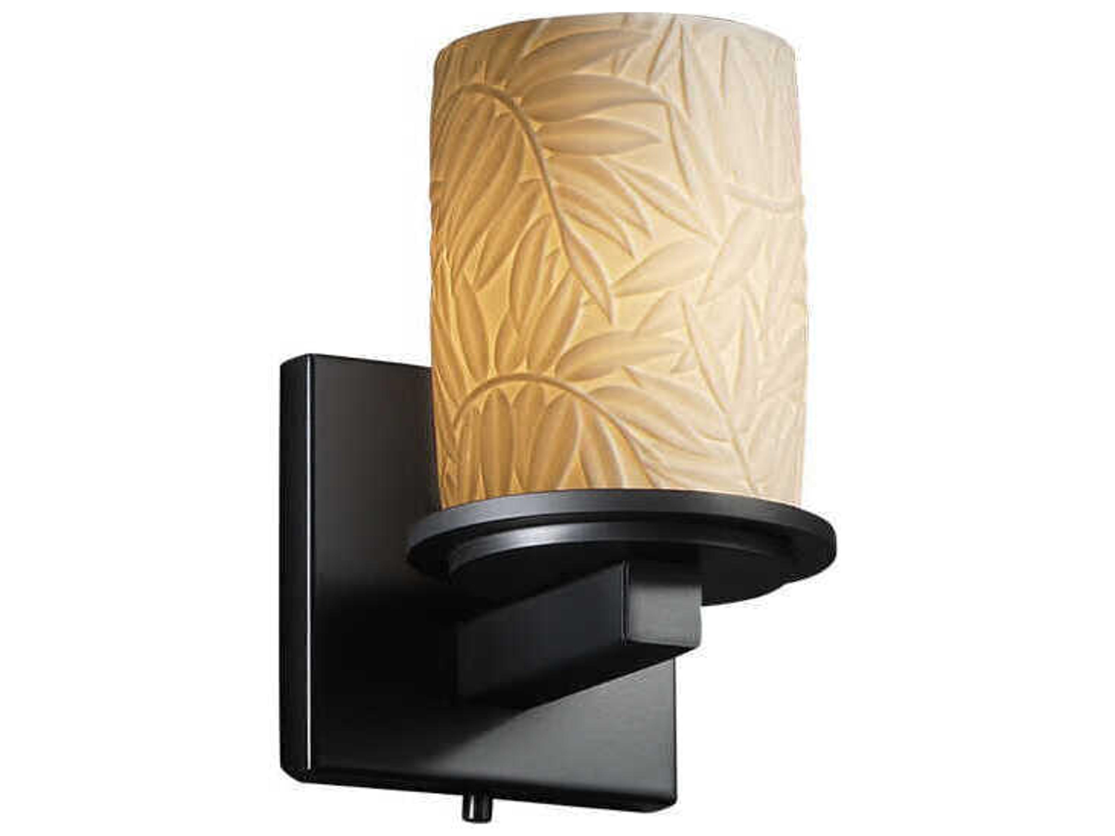 Limoges 1-Light Black Wall Sconce