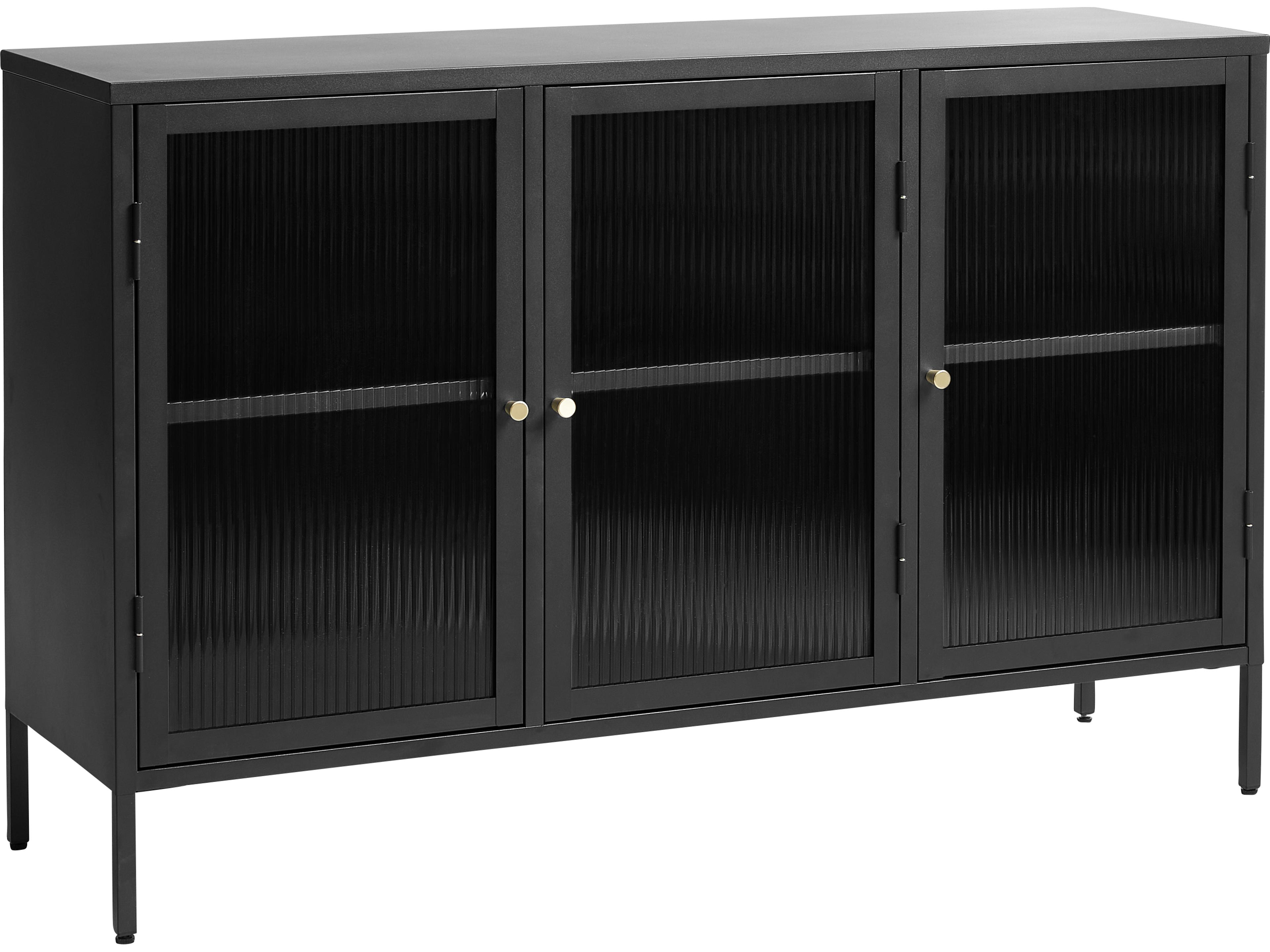 Vega 52" Black & Golden Sideboard