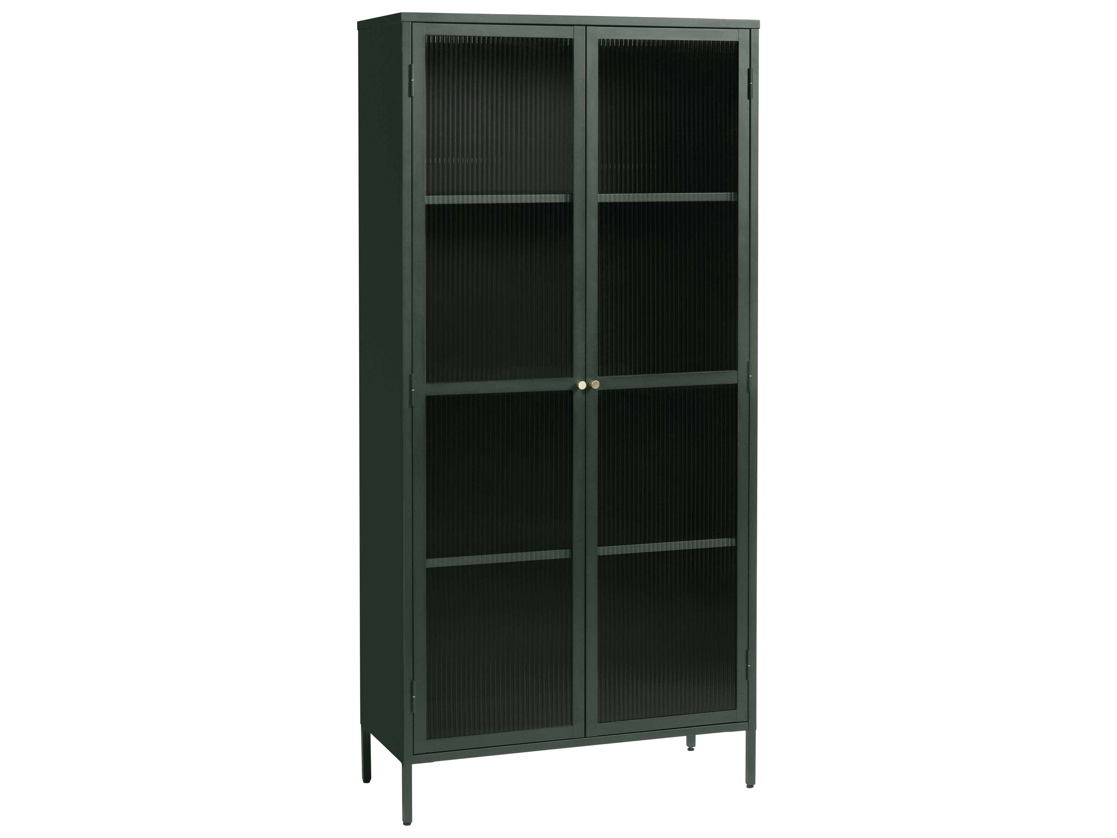 Vega Green & Golden Display Cabinet