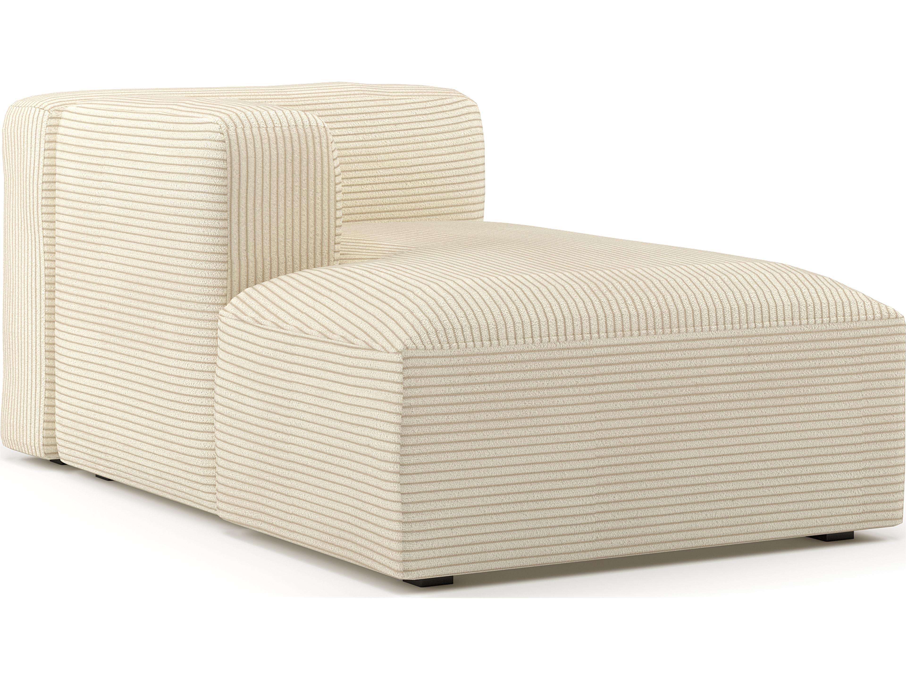 Fenway Wide Beige Upholstered Sectional Sofa