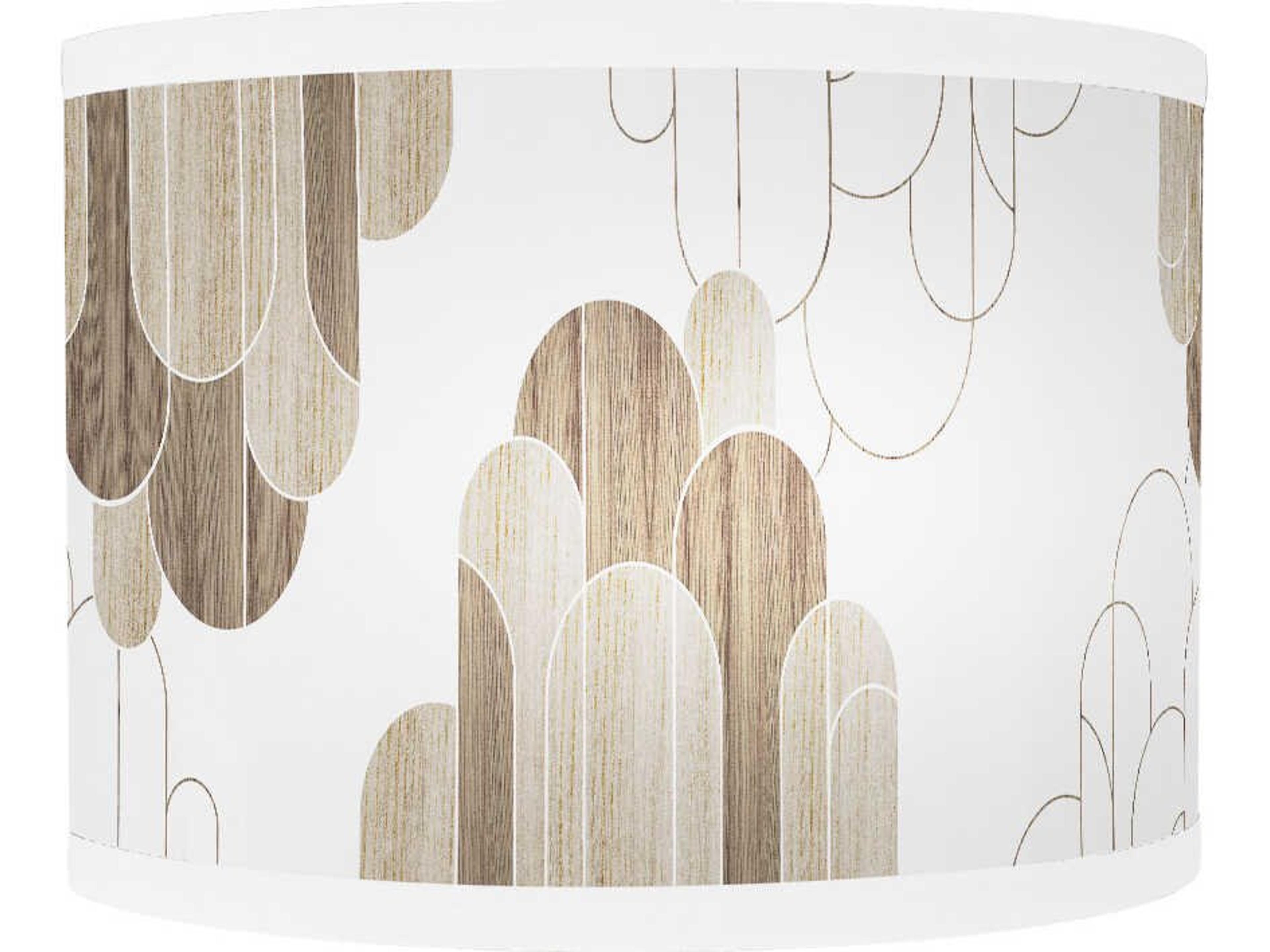 Arch Printed Lyle 1-Light Brown Wall Sconce