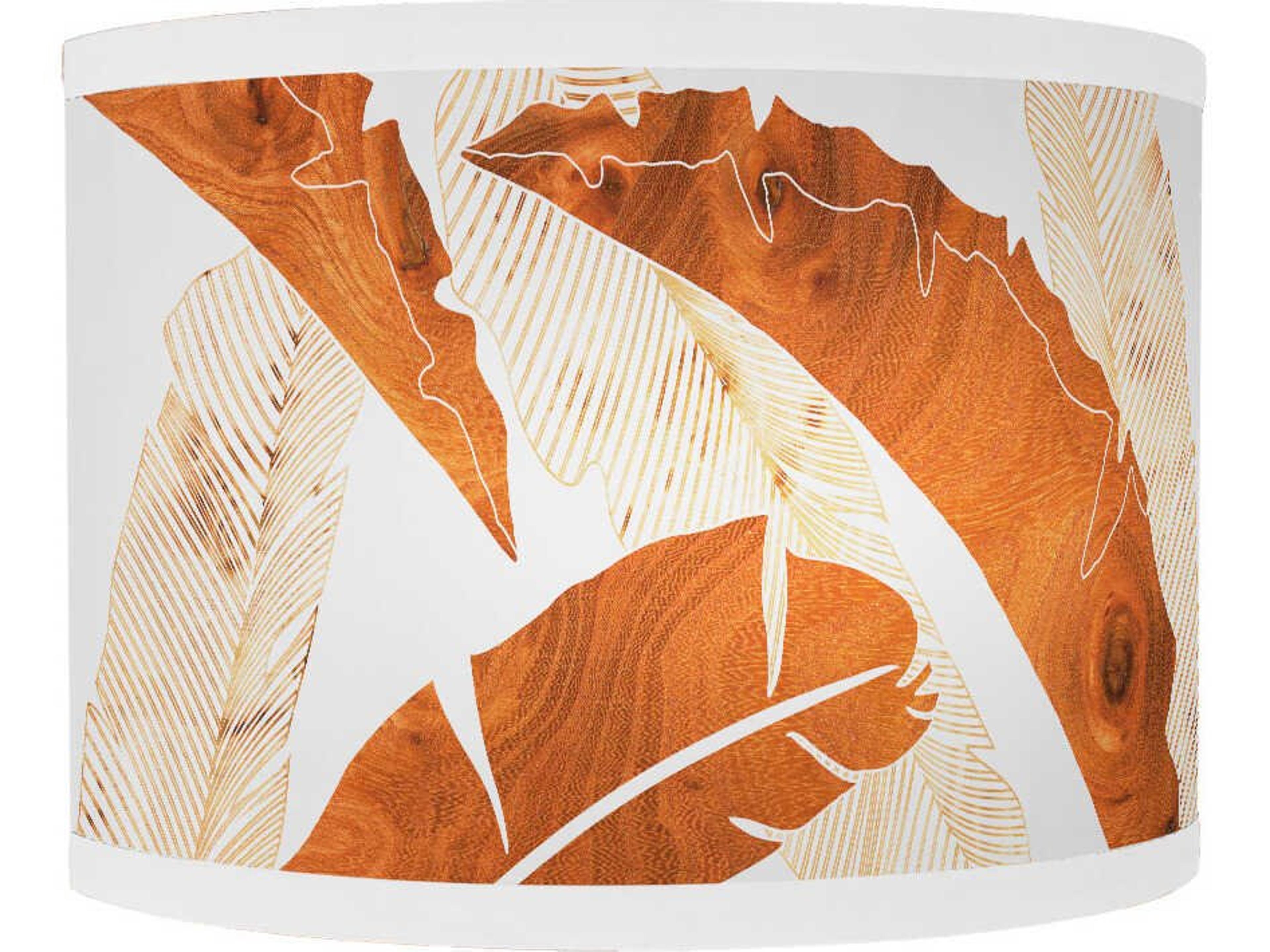 Banana Printed Lyle 1-Light Brown Wall Sconce