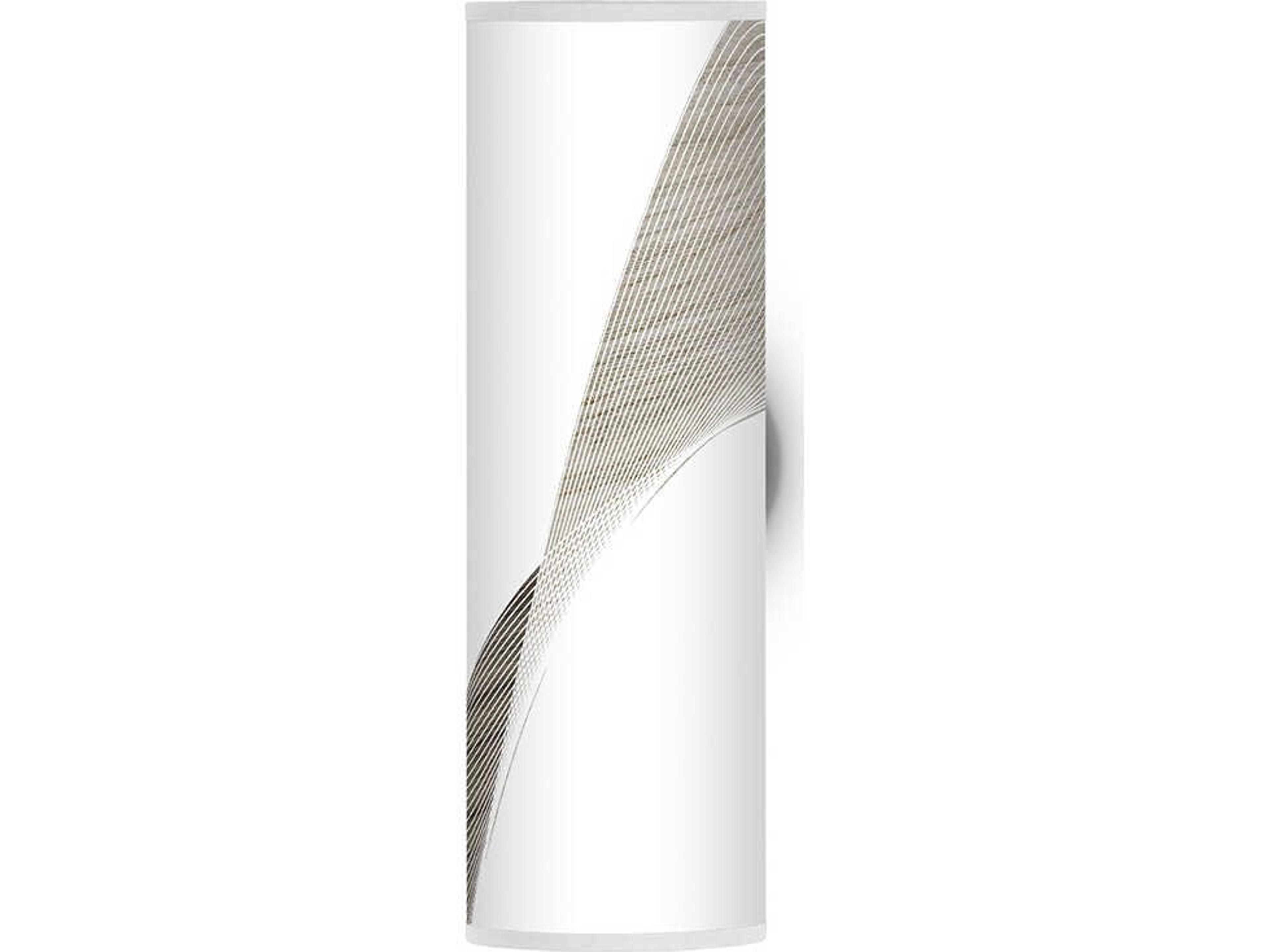 Wave Printed Axel 1-Light Brown Wall Sconce