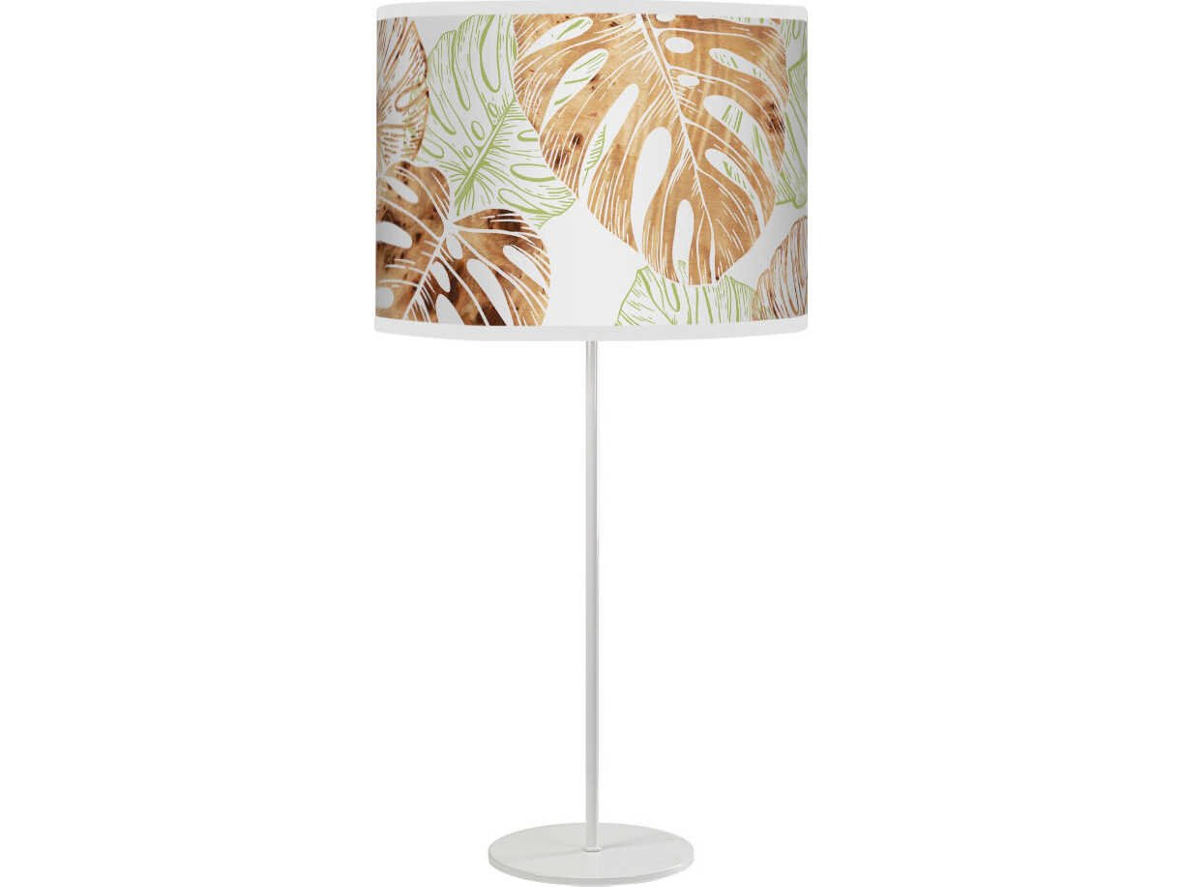 Monstera Printed Tyler Green Table Lamp