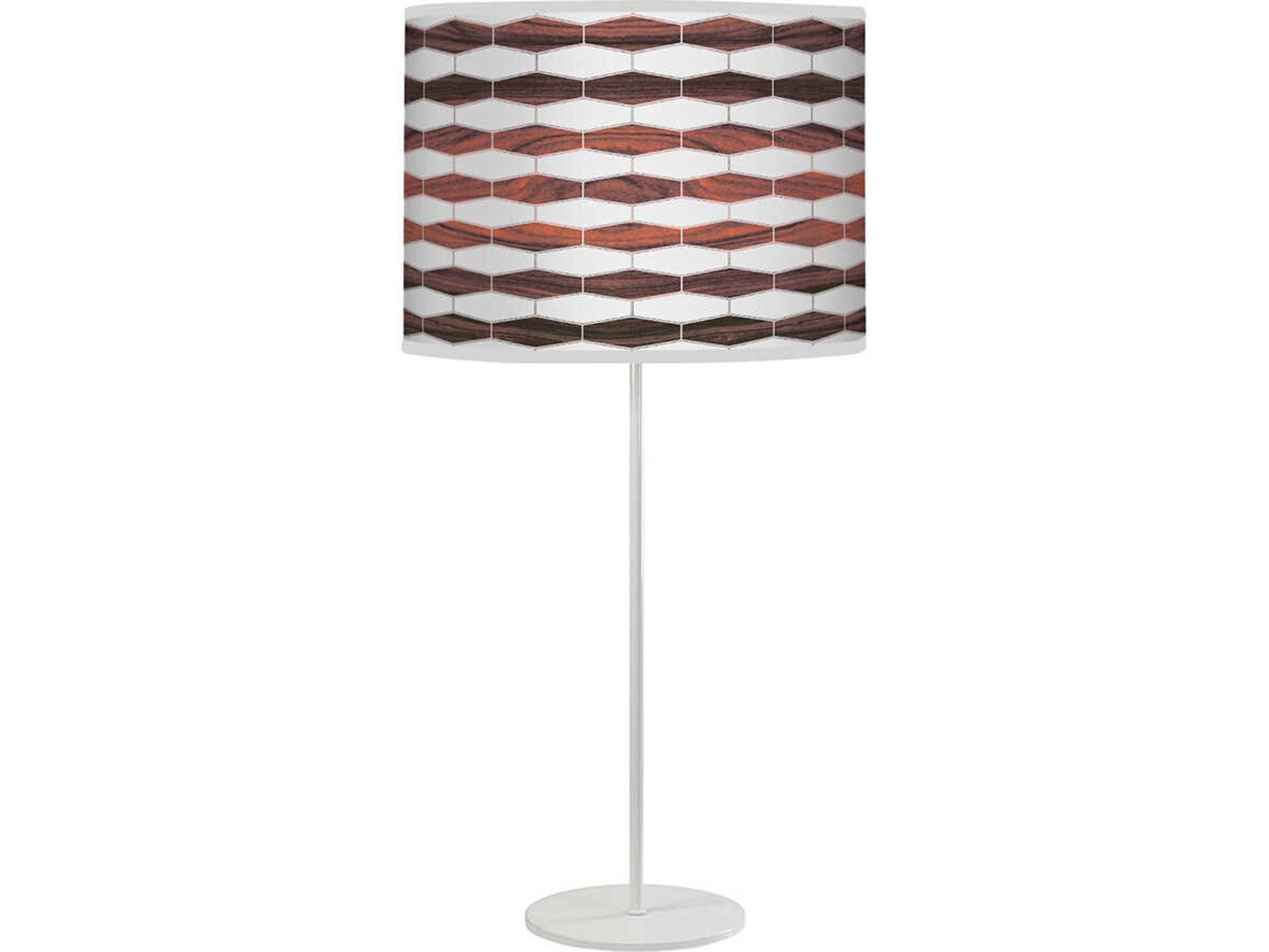 Weave Printed Tyler Rose Table Lamp