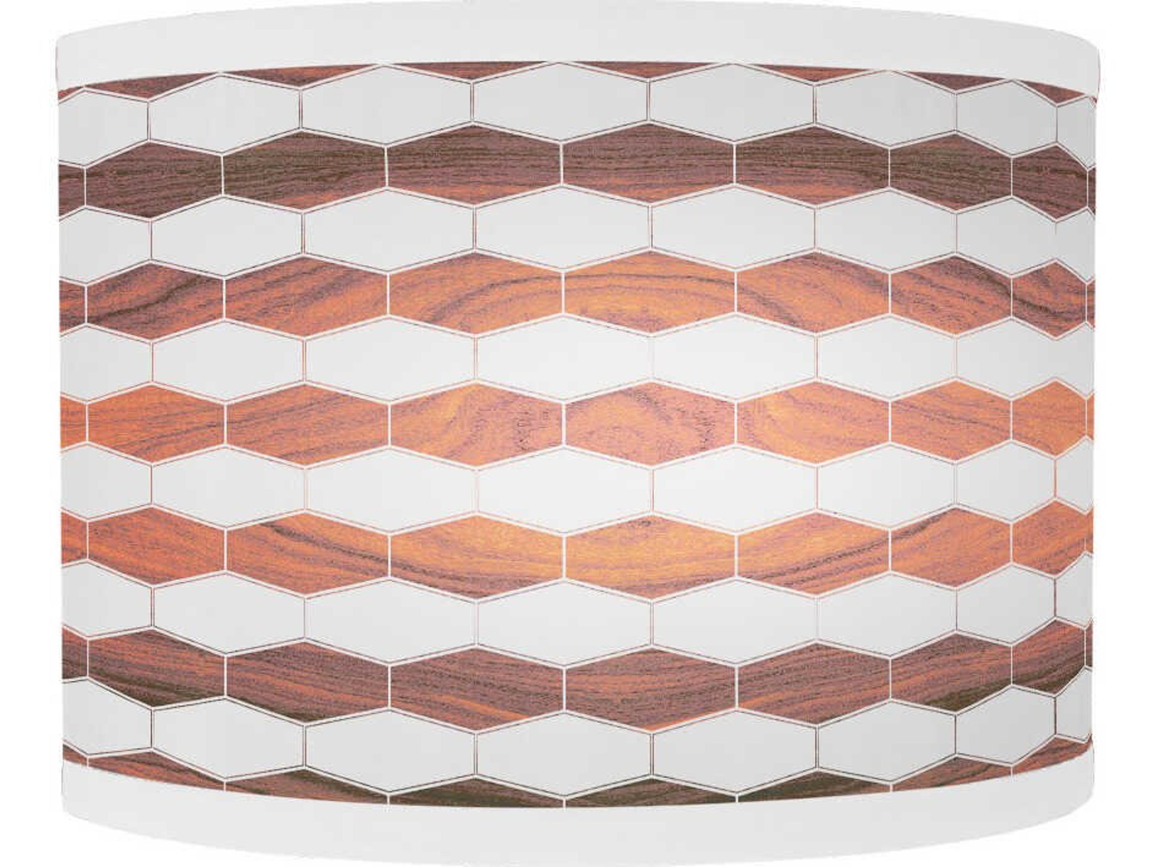 Weave Printed Lyle 1-Light Rosewood Wall Sconce
