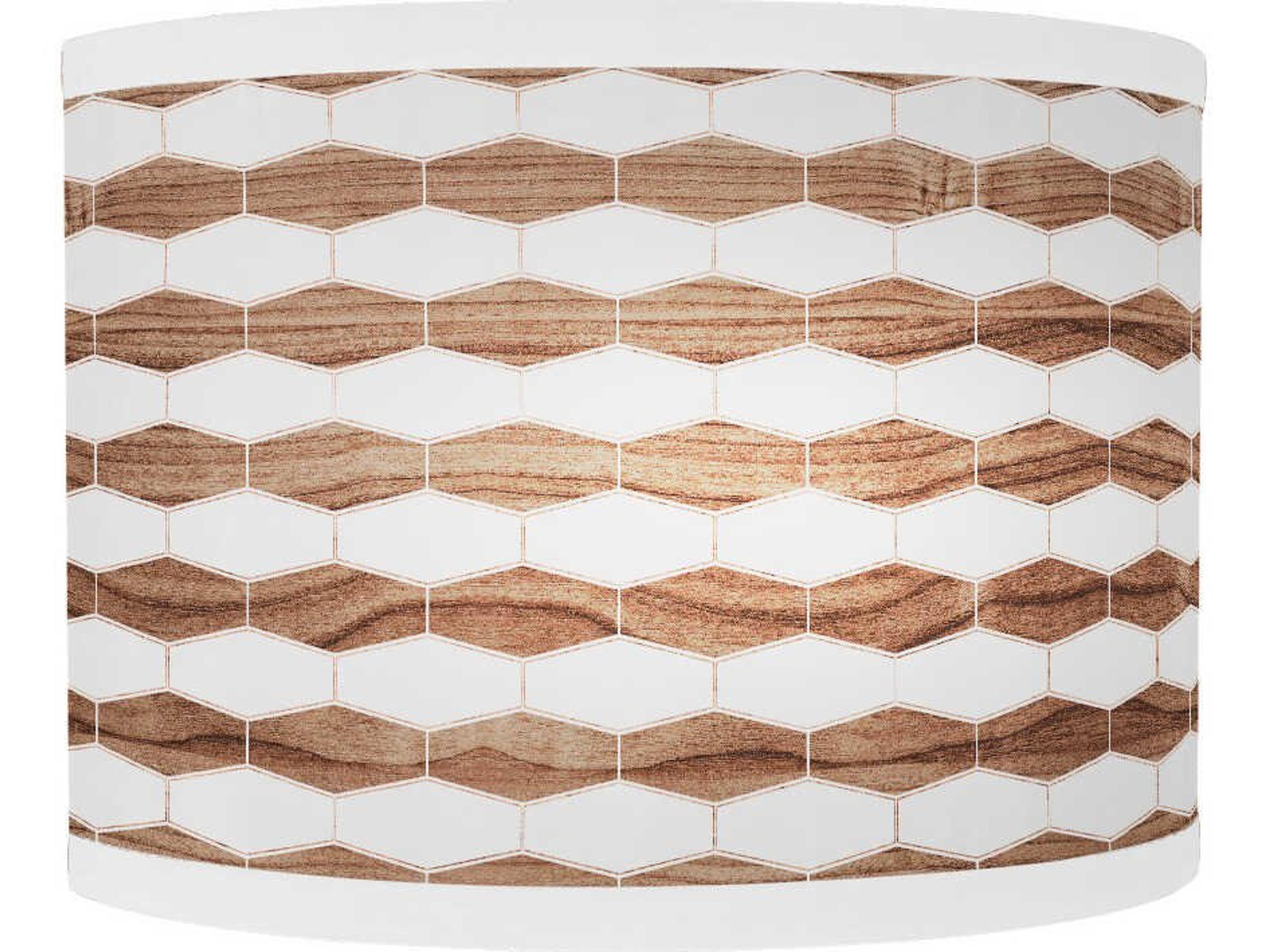 Weave Printed Lyle 1-Light Walnut Wall Sconce