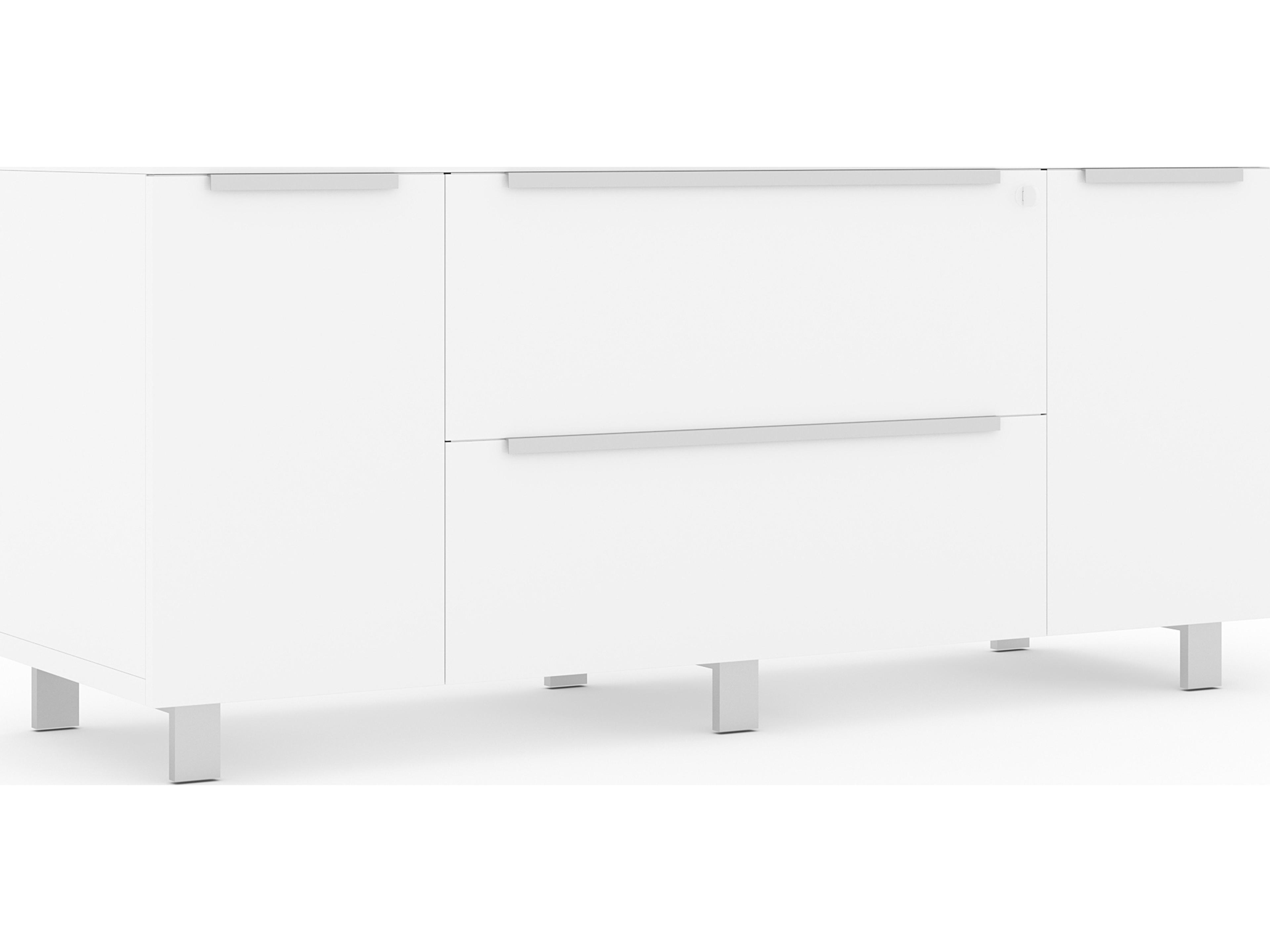 Kalmar White Credenza Desk