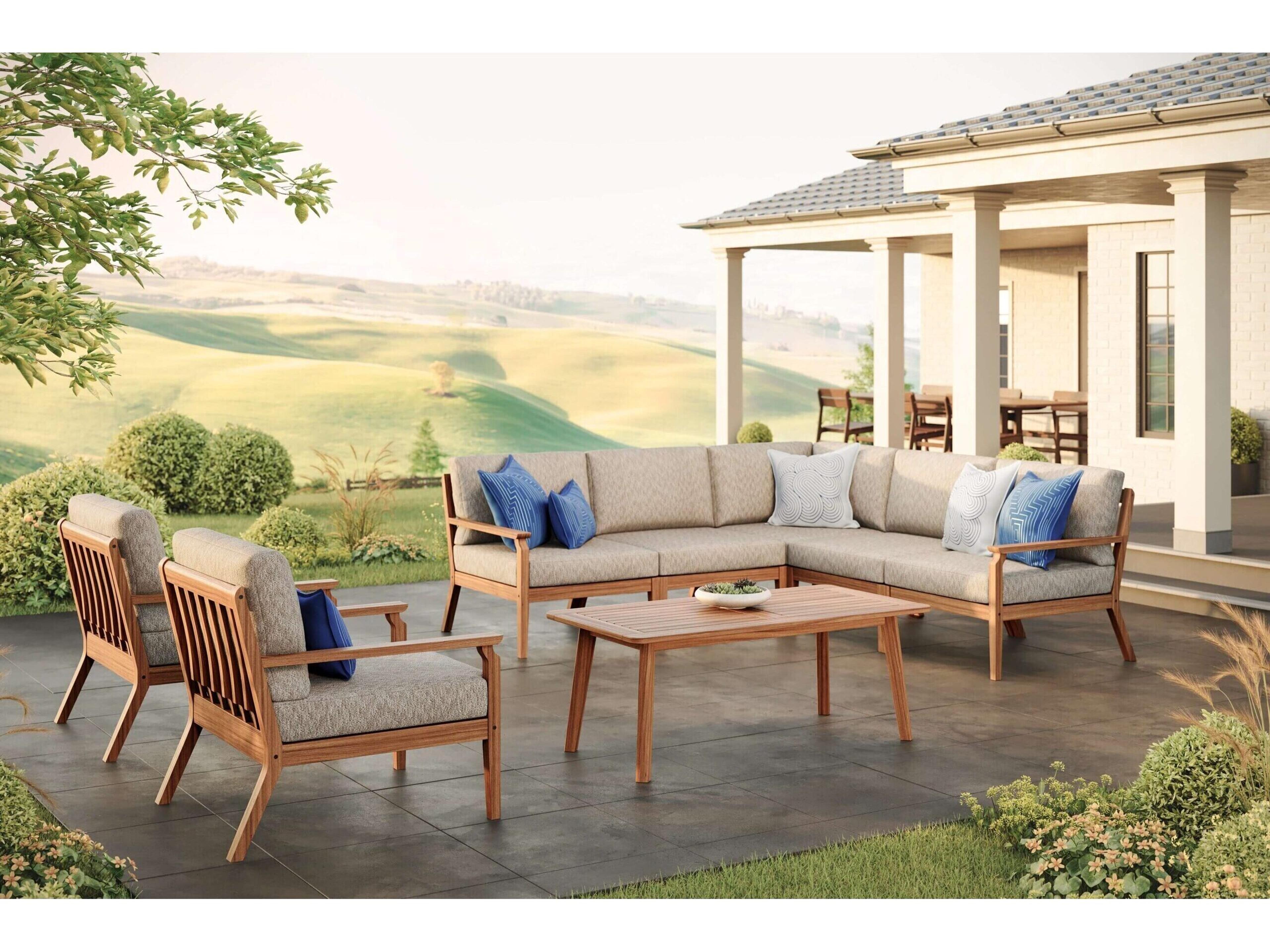 Jensen Outdoor Furniture Unicon IPE Loveseat