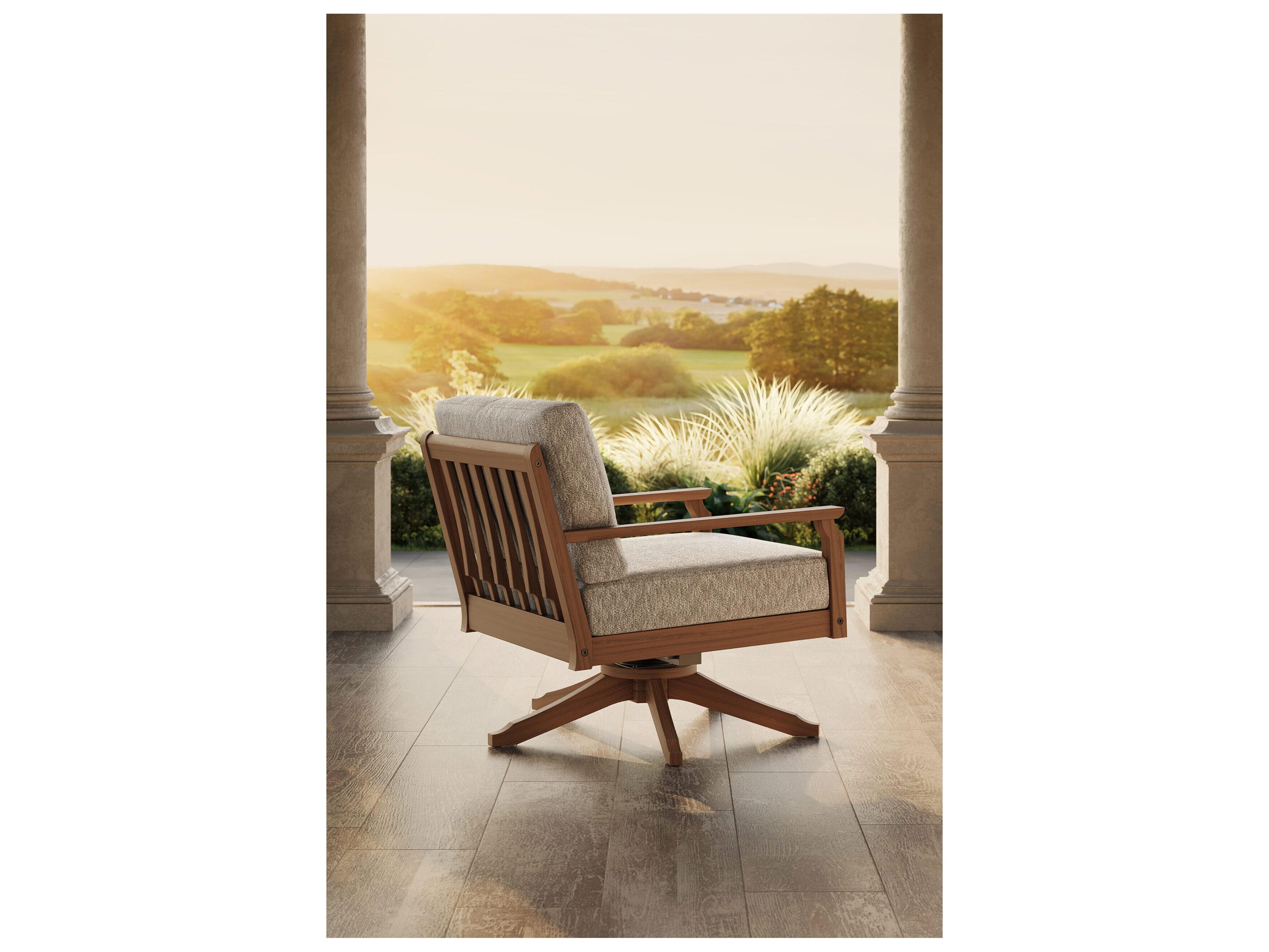 Jensen Outdoor Furniture Unicon IPE Swivel Rocker