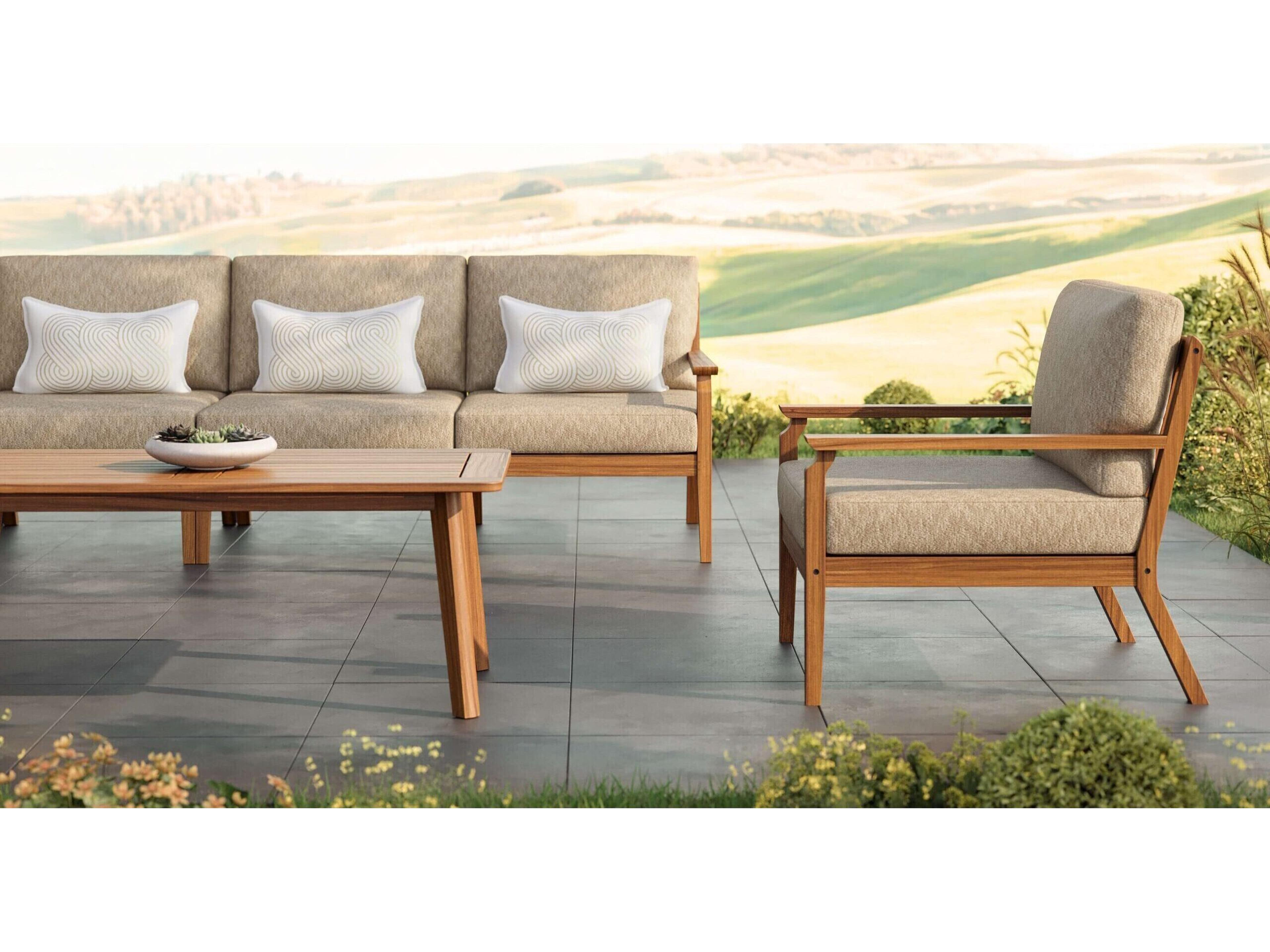 Jensen Outdoor Furniture Unicon IPE Sectional Right Seat