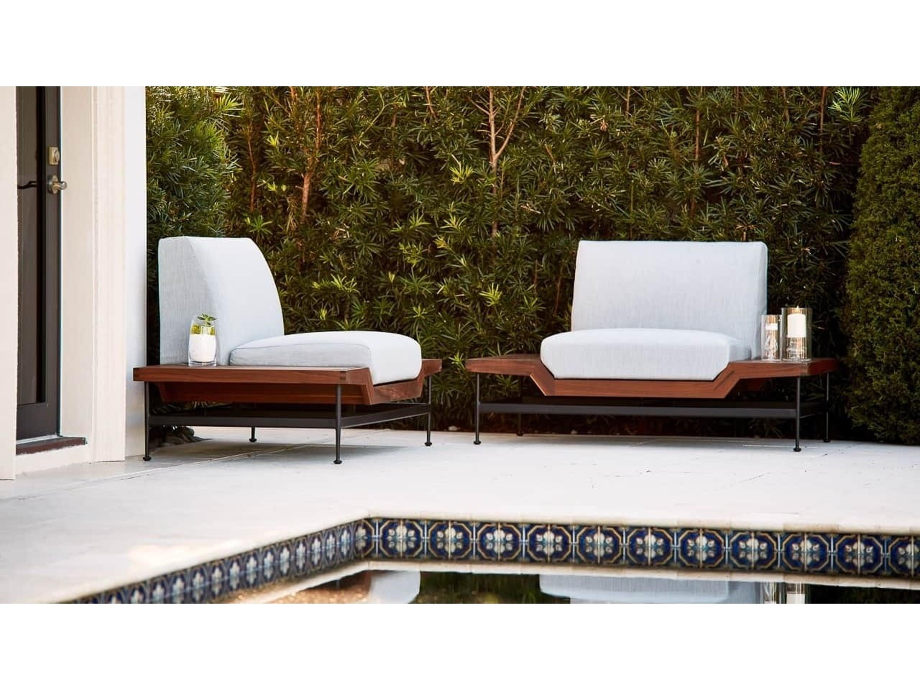 Jensen Outdoor Furniture Jett IPE Lounge Chair with LPE Tops
