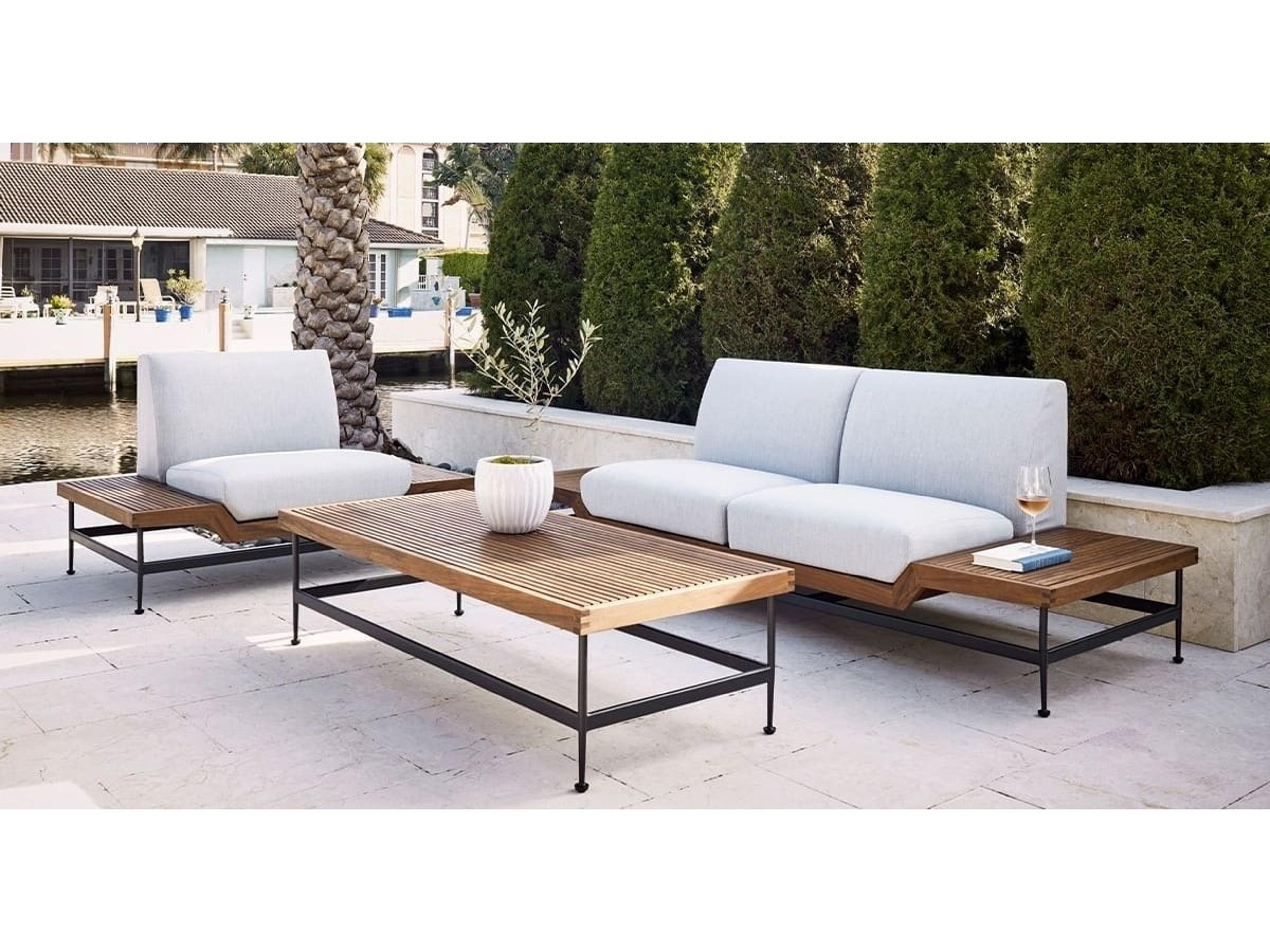 Jensen Outdoor Furniture Jett IPE Lounge Chair with LPE Tops