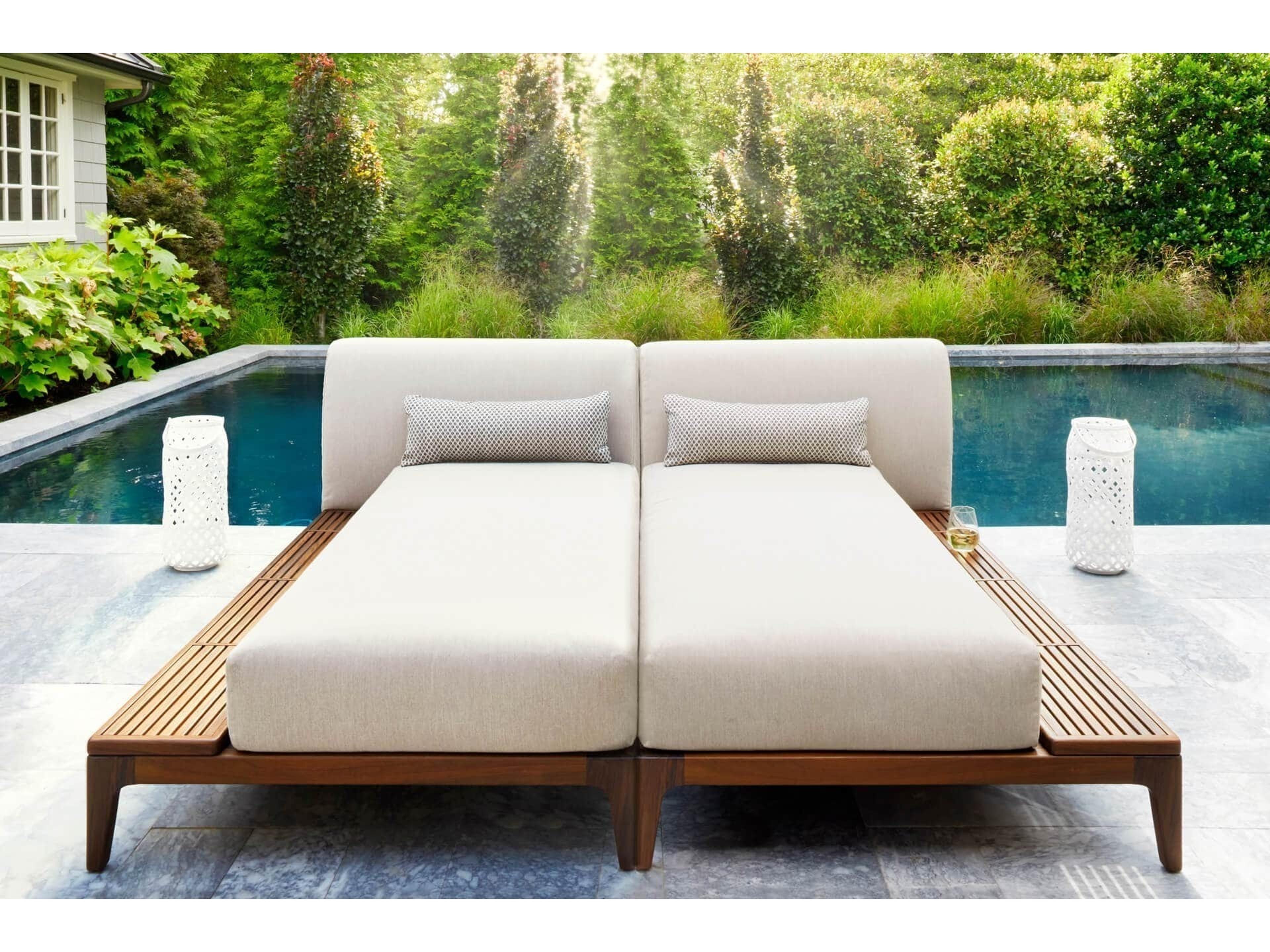 Jensen Outdoor Furniture Mix IPE Chaise-Left/Right