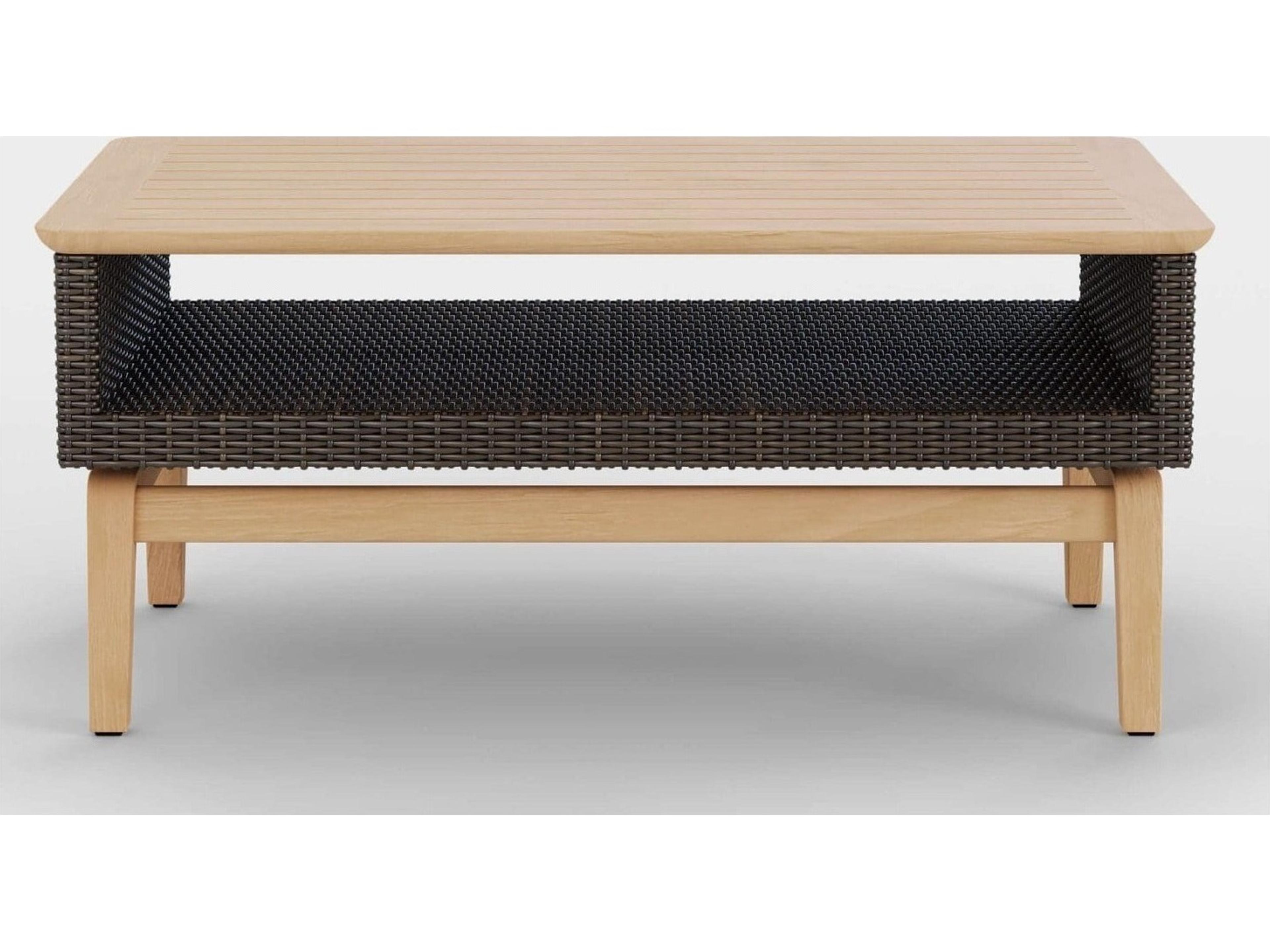 Jensen Outdoor Interception 42" x 26" Rectangular Coffee Table