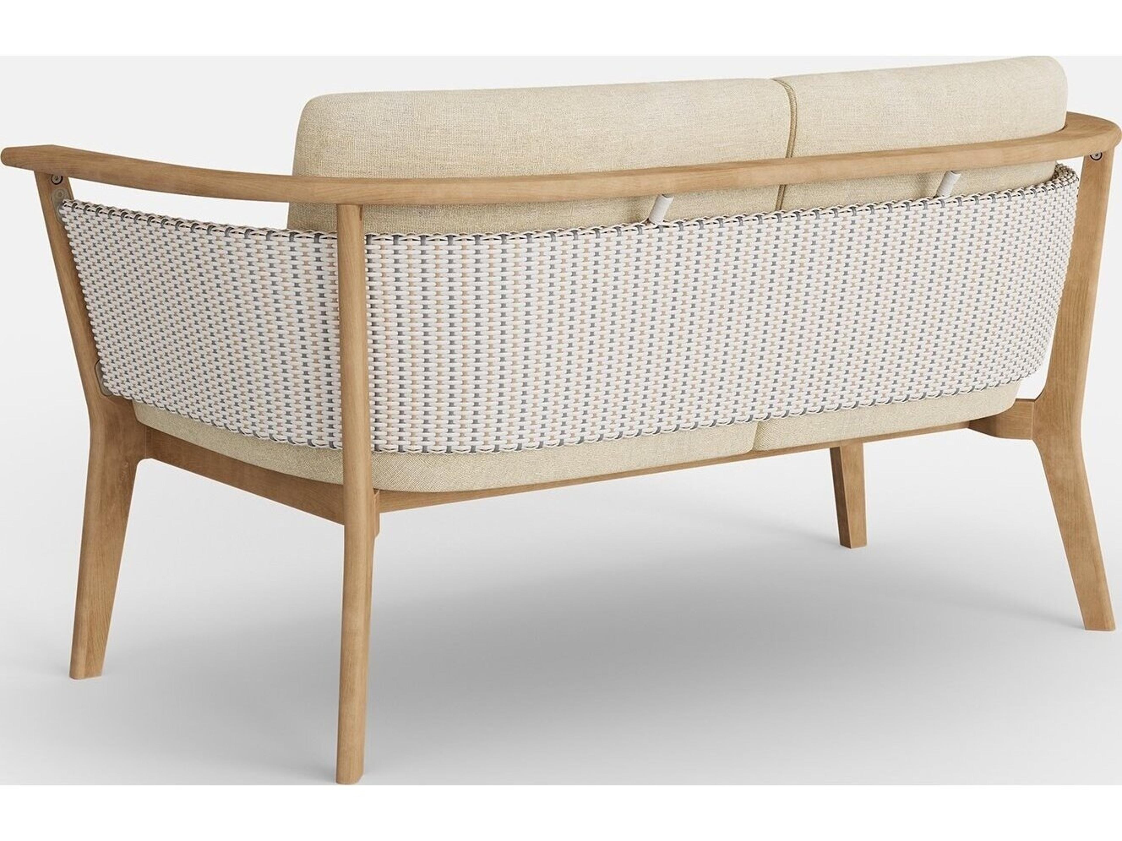 Jensen Outdoor Soleo Loveseat/ Ivory Set Replacement Cushions