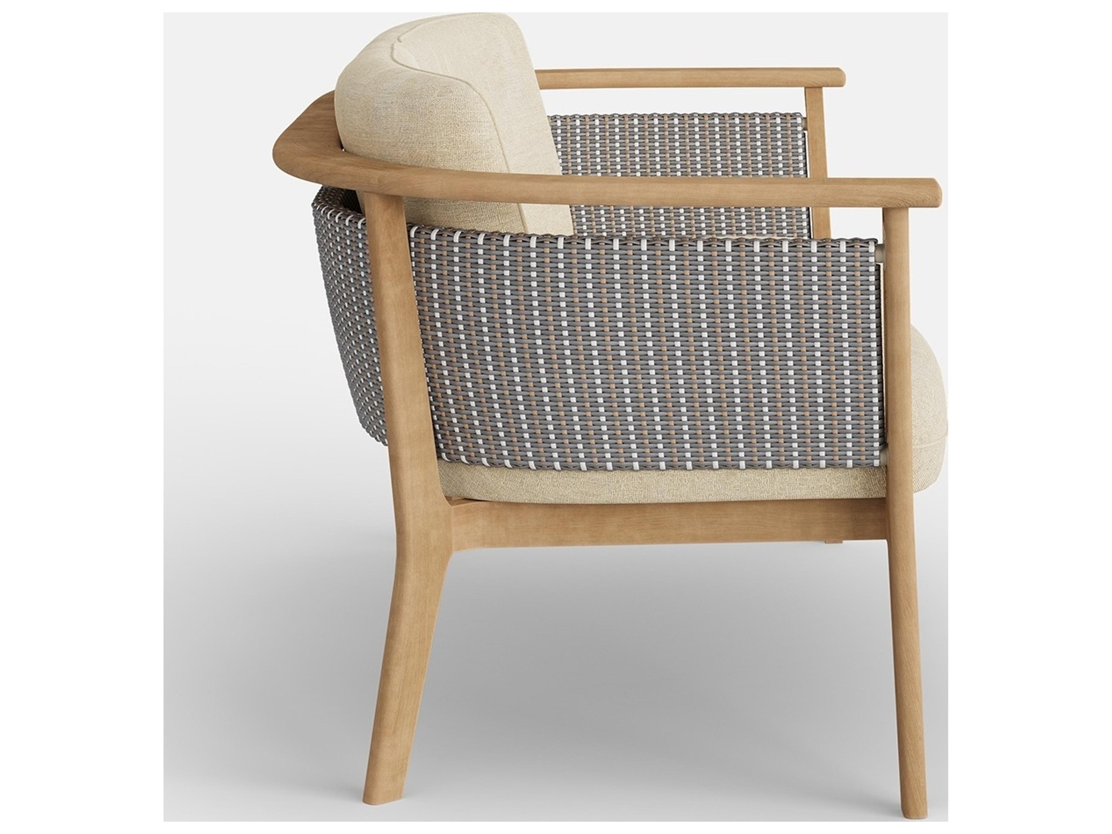 Jensen Outdoor Soleo Loveseat/ Nebula Gray