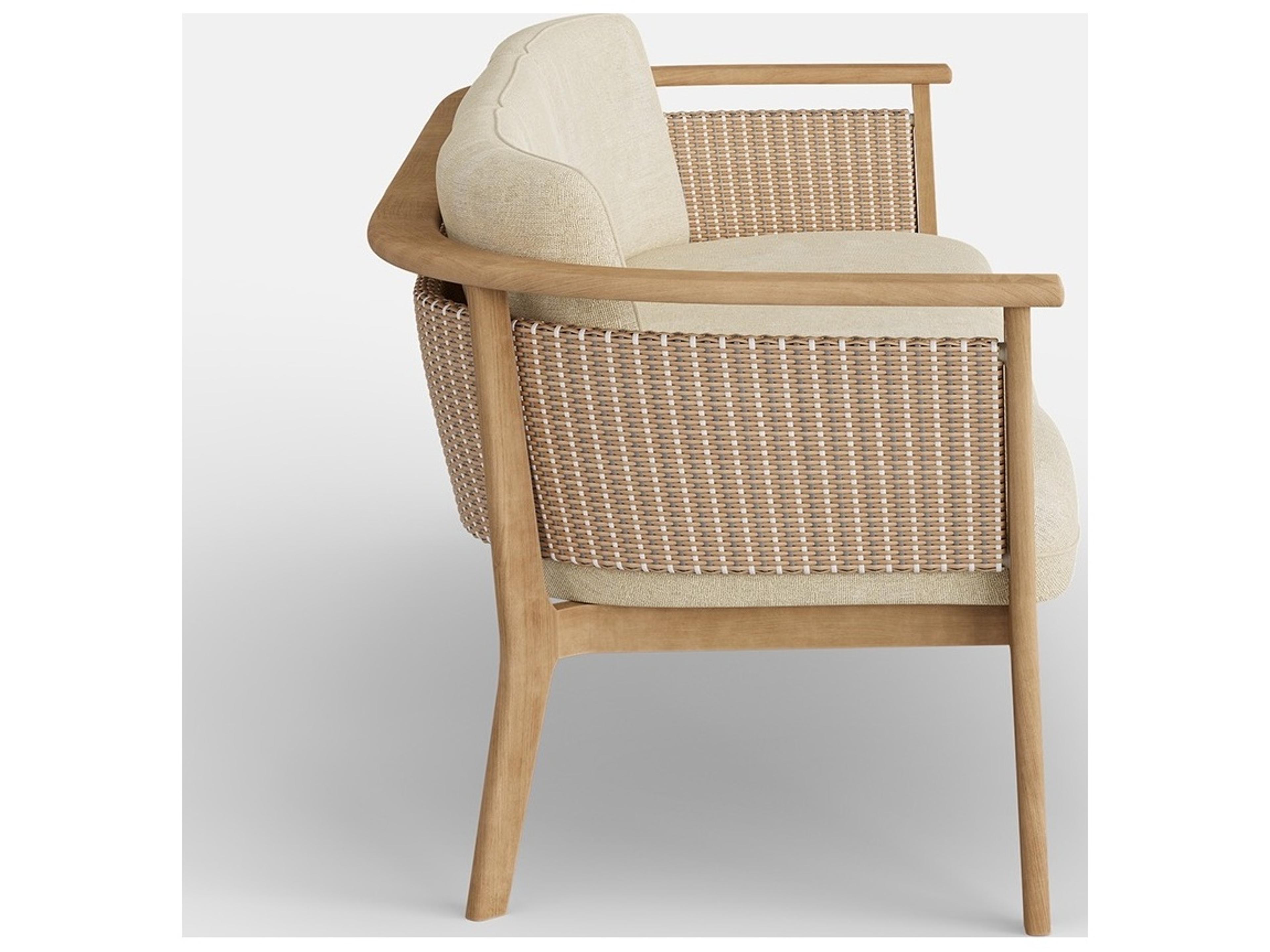 Jensen Outdoor Soleo Sofa/ Tawny Brown