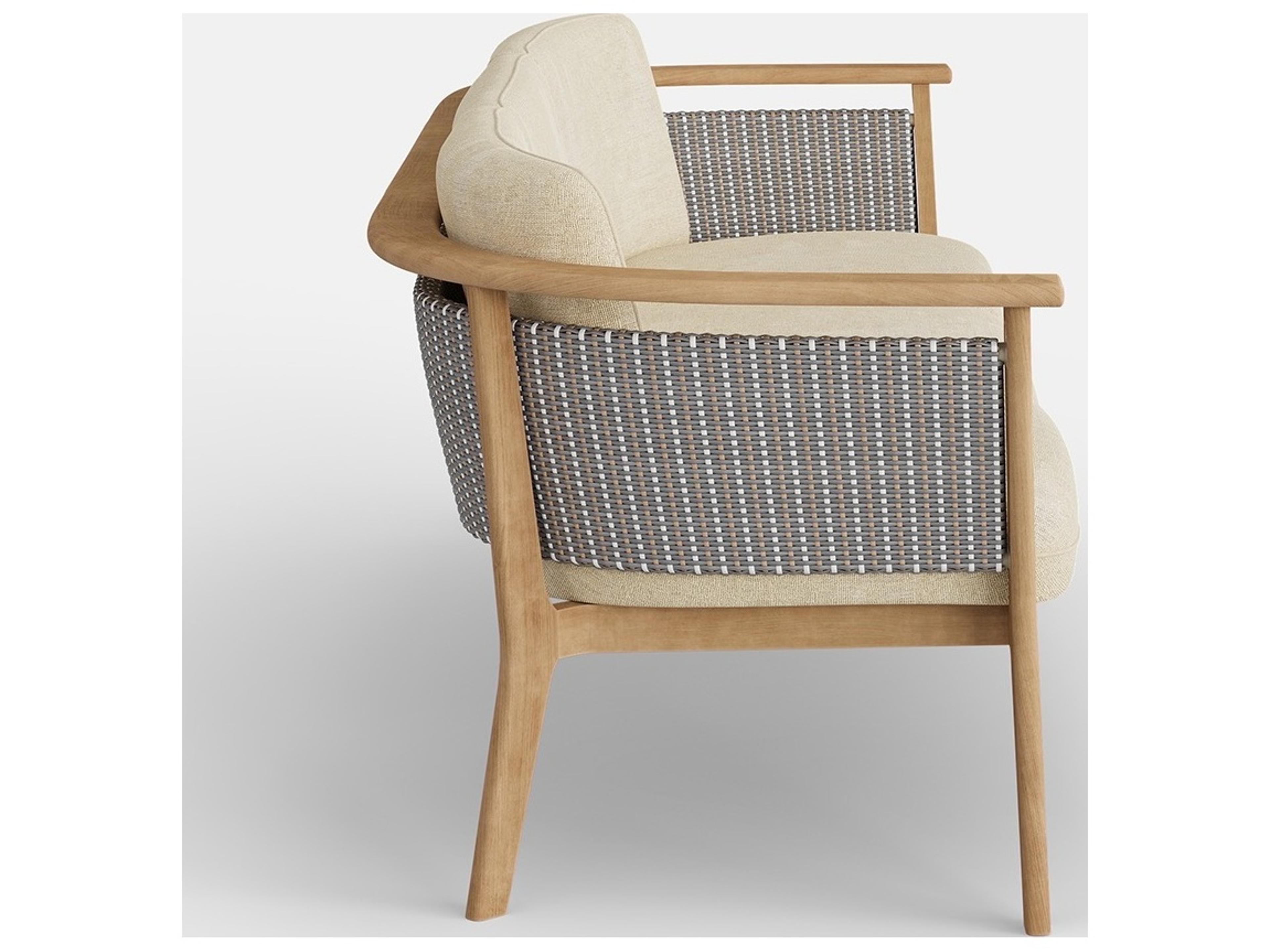 Jensen Outdoor Soleo Sofa/ Nebula Gray