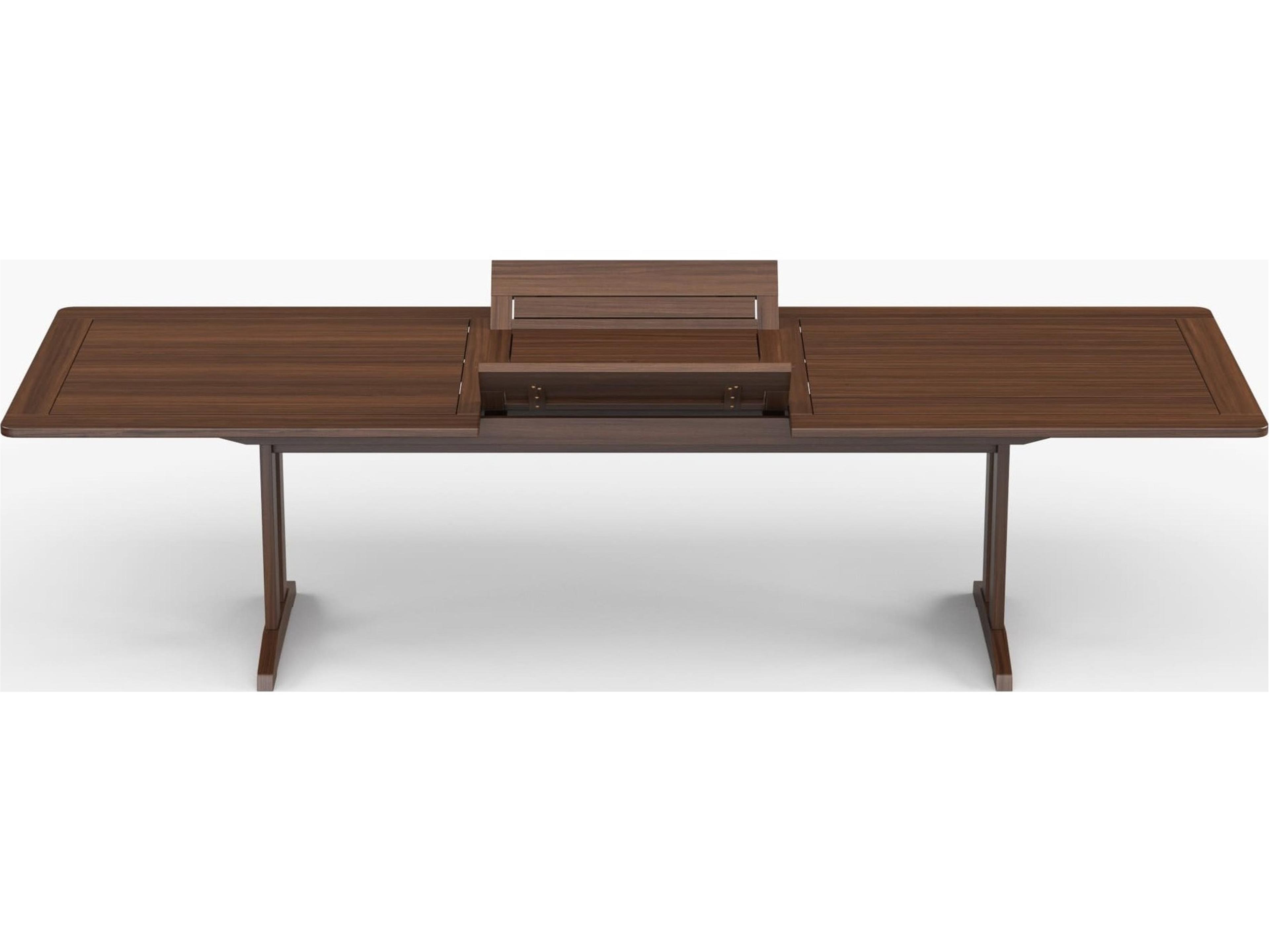 Jensen Outdoor Furniture Foundations Ipe IPEFoundations IPE 74"-103" x 38" Extending Dining Table