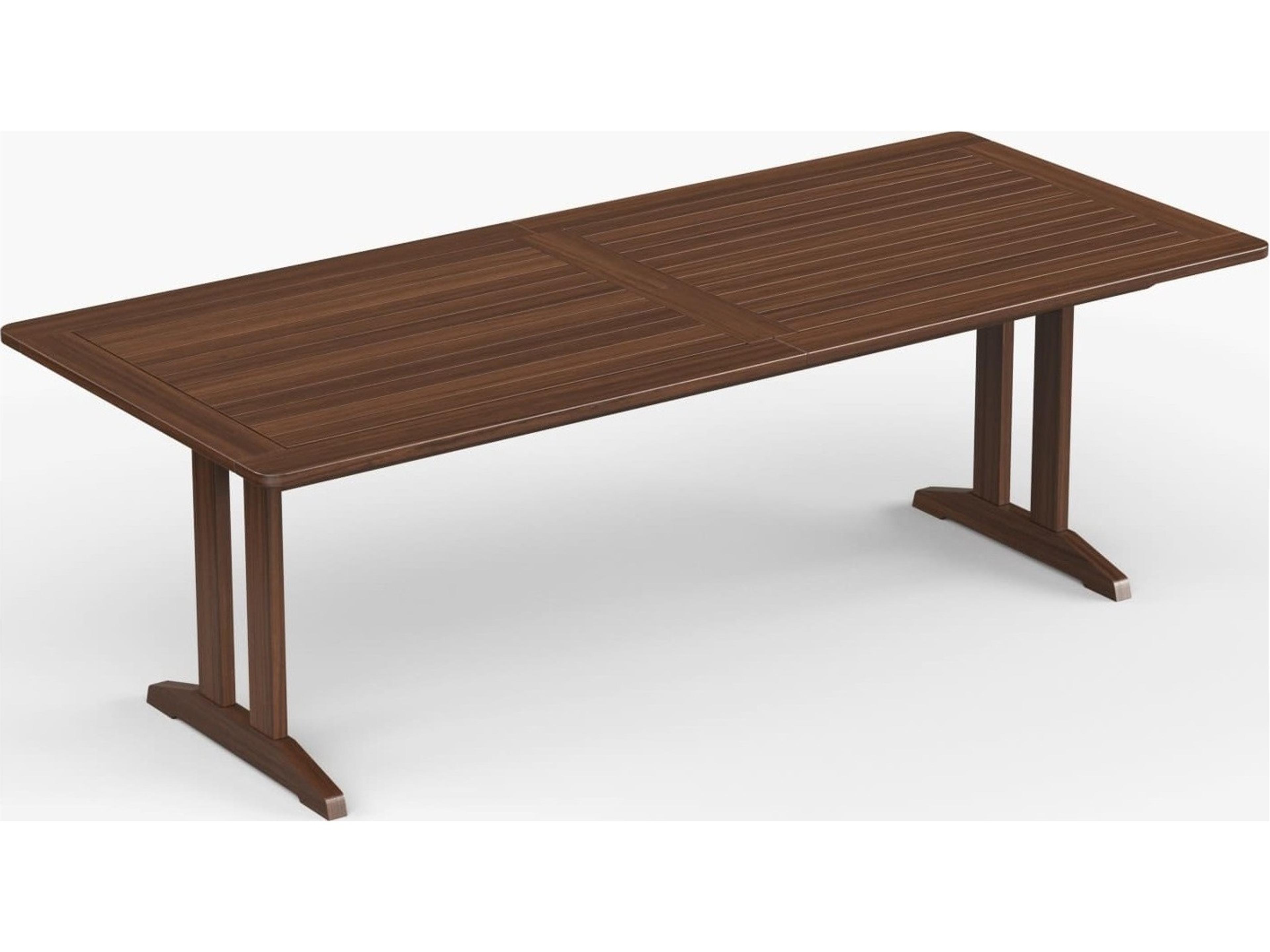 Jensen Outdoor Furniture Foundations Ipe IPEFoundations IPE 93"-122" x 38" Extending Dining Table