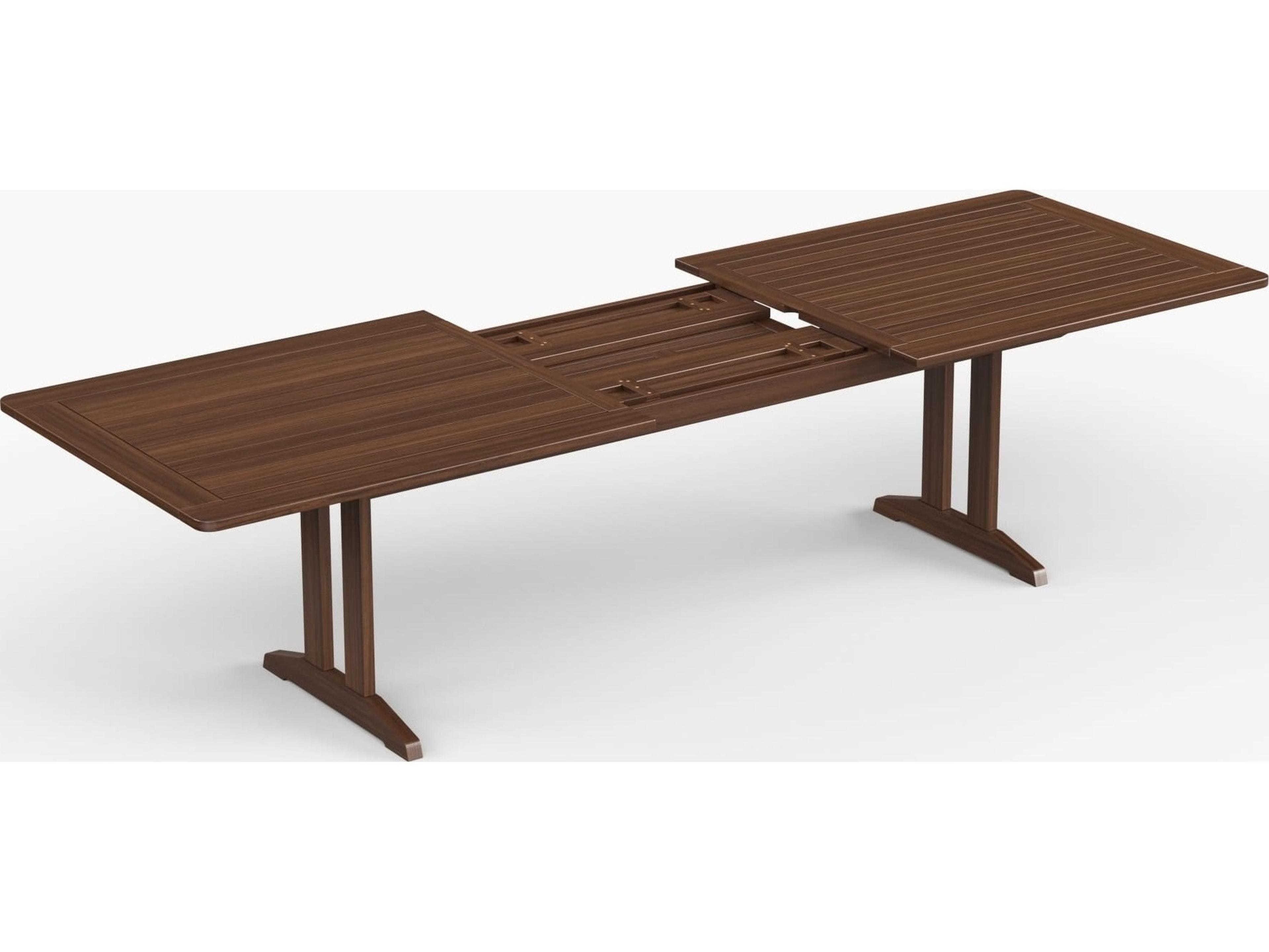 Jensen Outdoor Furniture Foundations Ipe IPEFoundations IPE 93"-122" x 38" Extending Dining Table