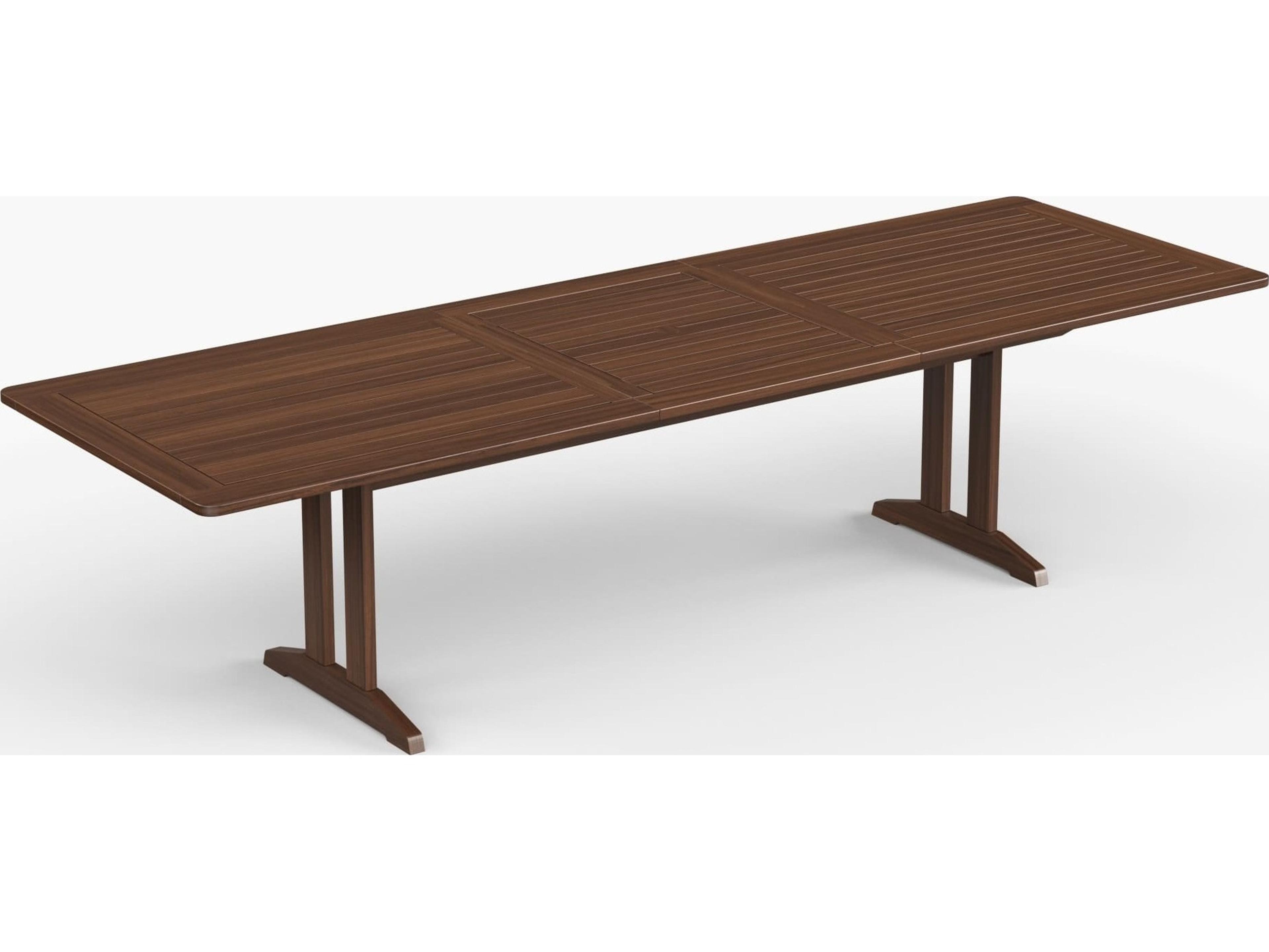 Jensen Outdoor Furniture Foundations Ipe IPEFoundations IPE 93"-122" x 38" Extending Dining Table