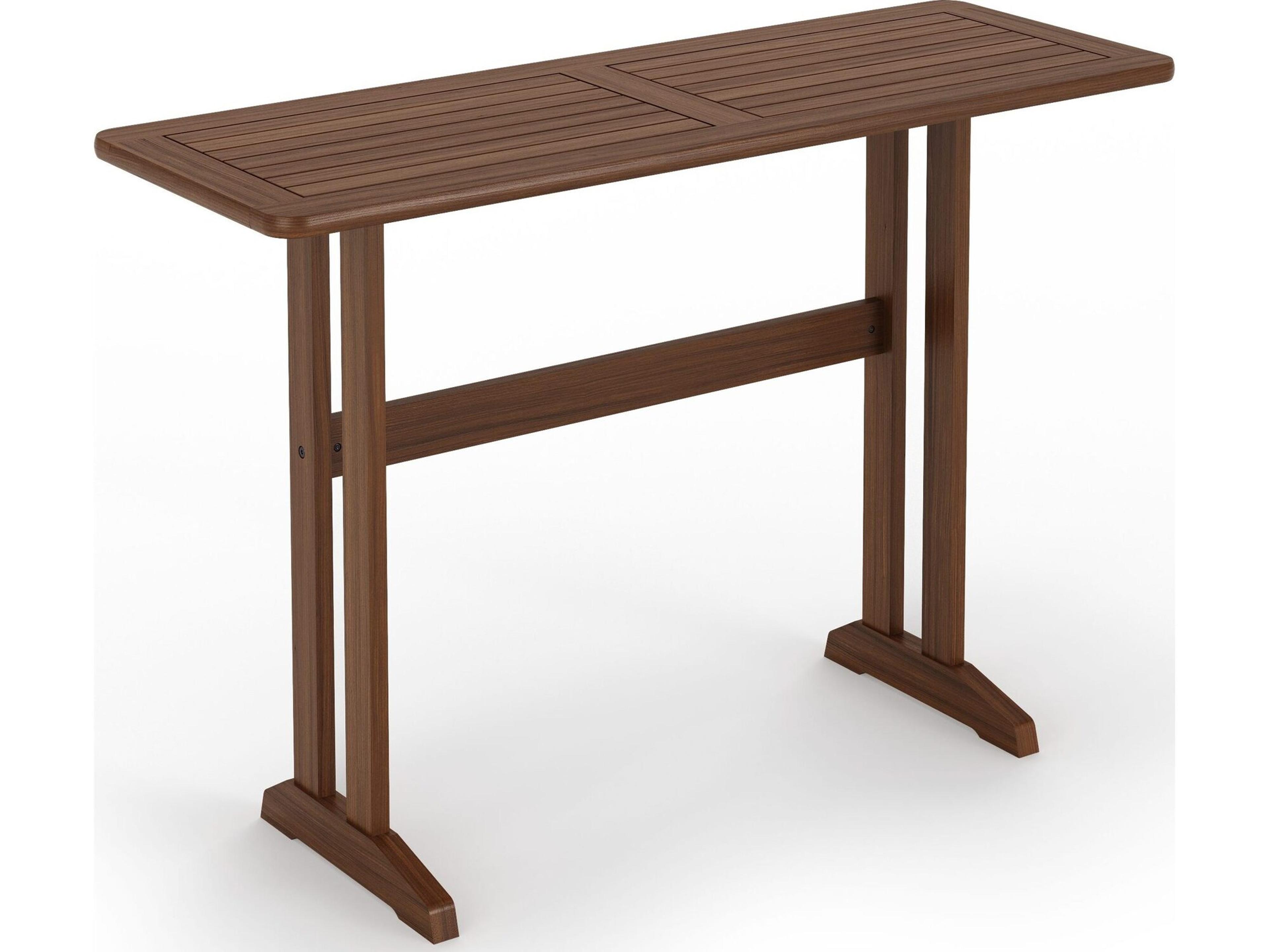 Furniture Foundations Ipe IPEFoundations IPE 54" x 19" Rail/Counter Height Dining Table