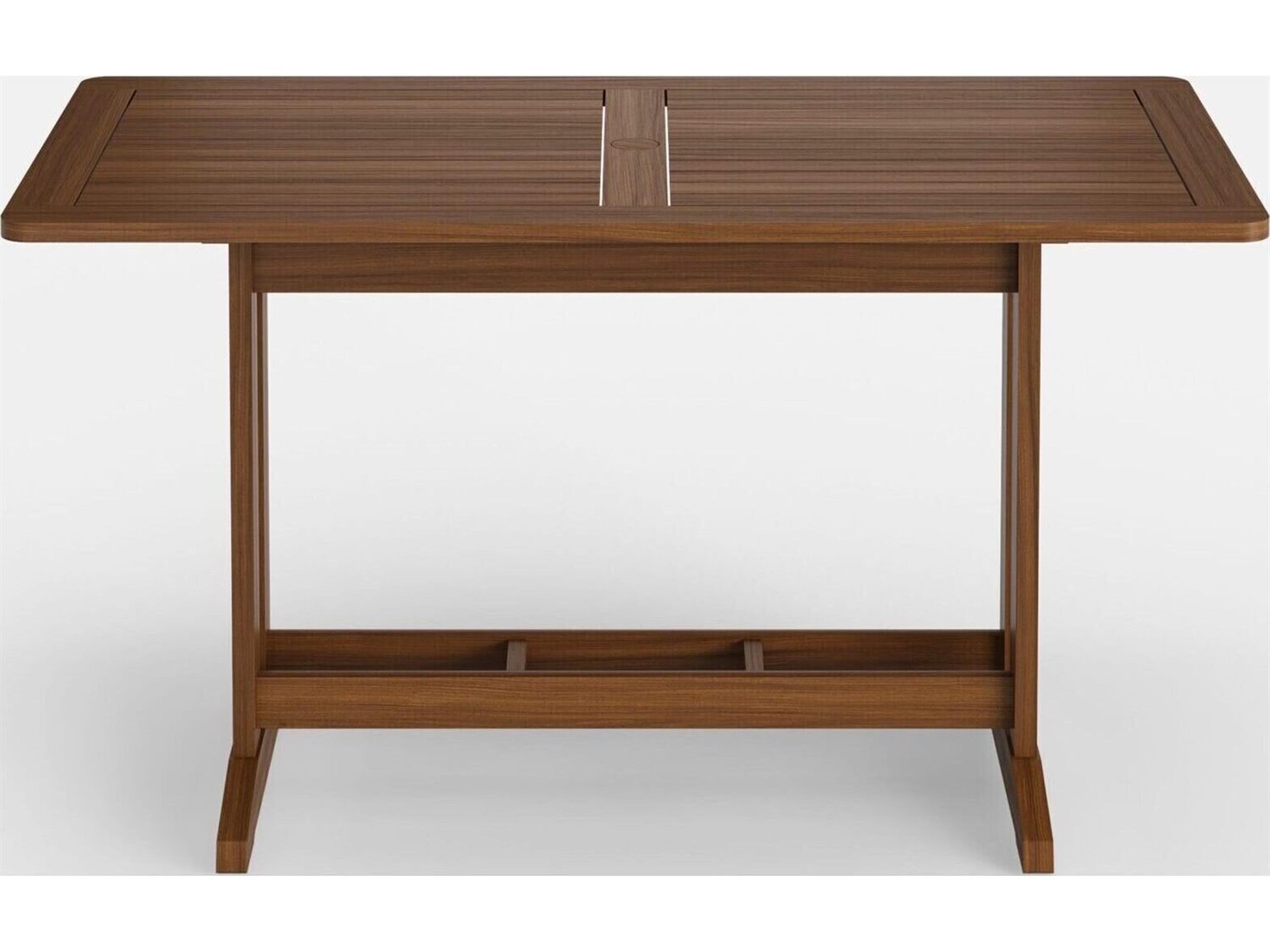 Jensen Outdoor Furniture Foundations Ipe IPEFoundations IPE 64" x 32" Counter Height Dining Table