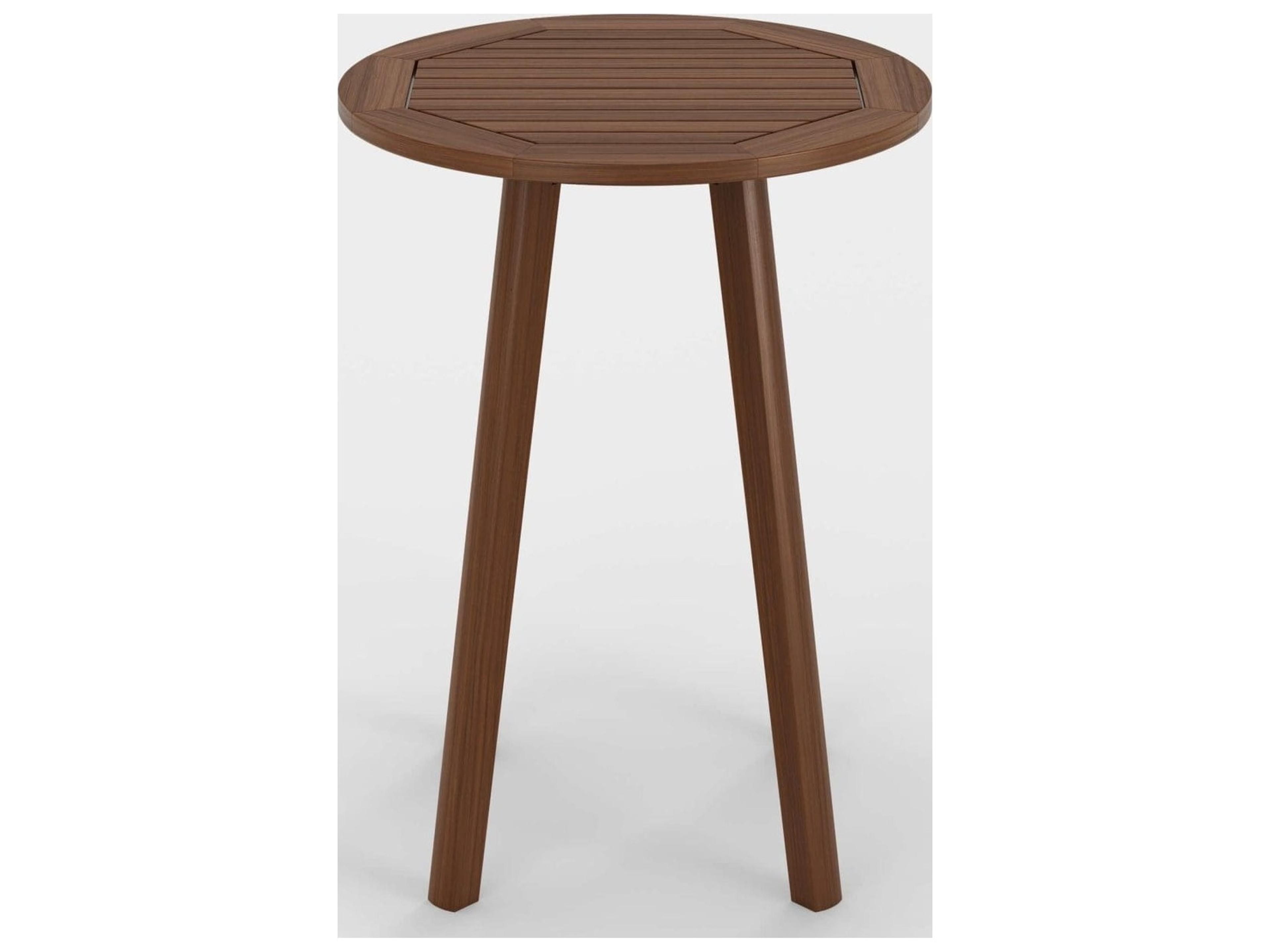 Jensen Outdoor Furniture Foundations Ipe IPEFoundations IPE 28" Round Hi Dining Table