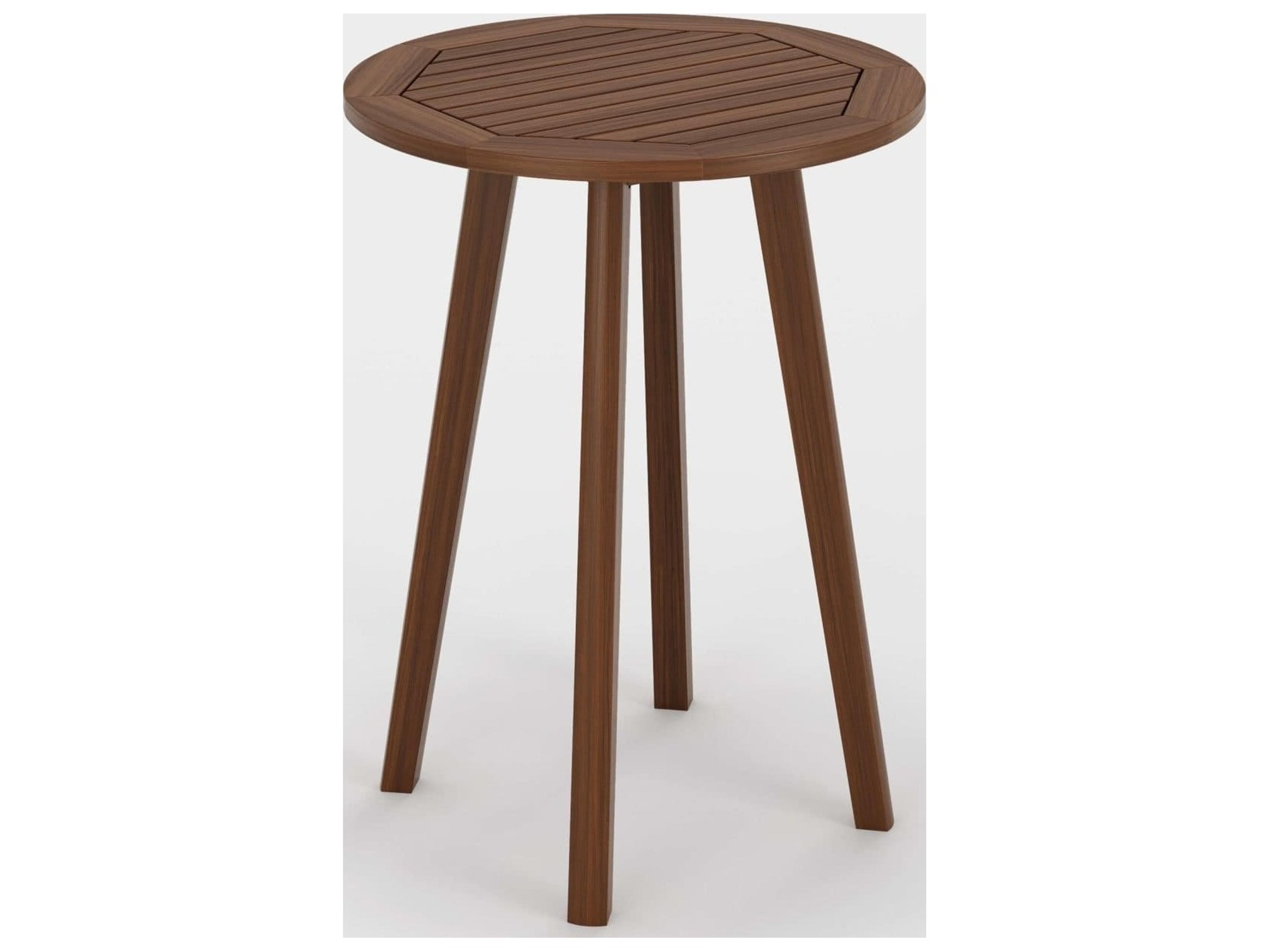 Jensen Outdoor Furniture Foundations Ipe IPEFoundations IPE 28" Round Hi Dining Table