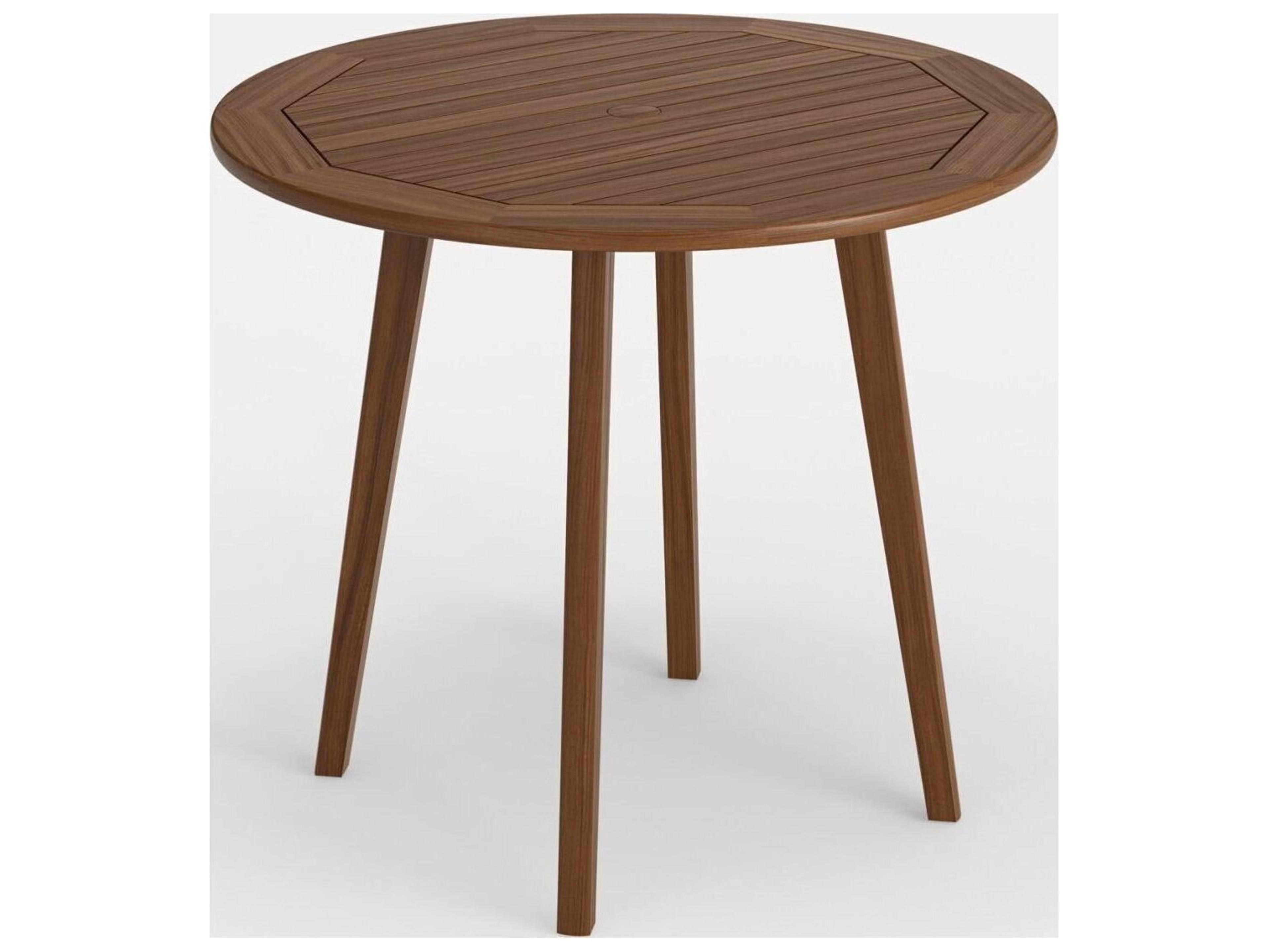 Jensen Outdoor Furniture Foundations Ipe IPEFoundations IPE 41" Round Counter Height Dining Table