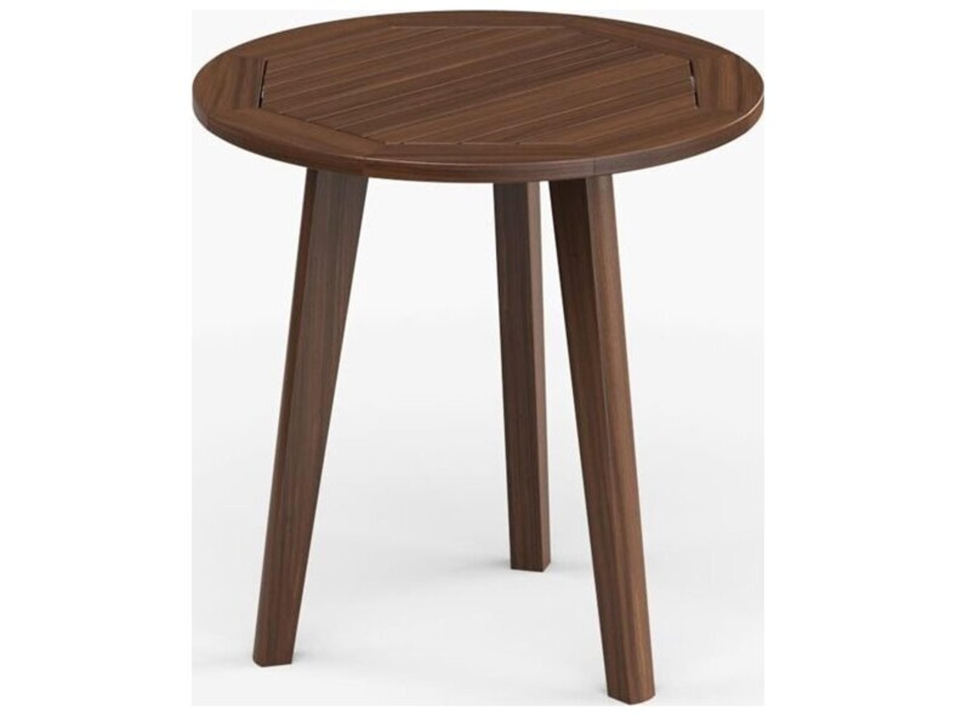 Jensen Outdoor Furniture Foundations Ipe IPEFoundations IPE 18" Round Side Table