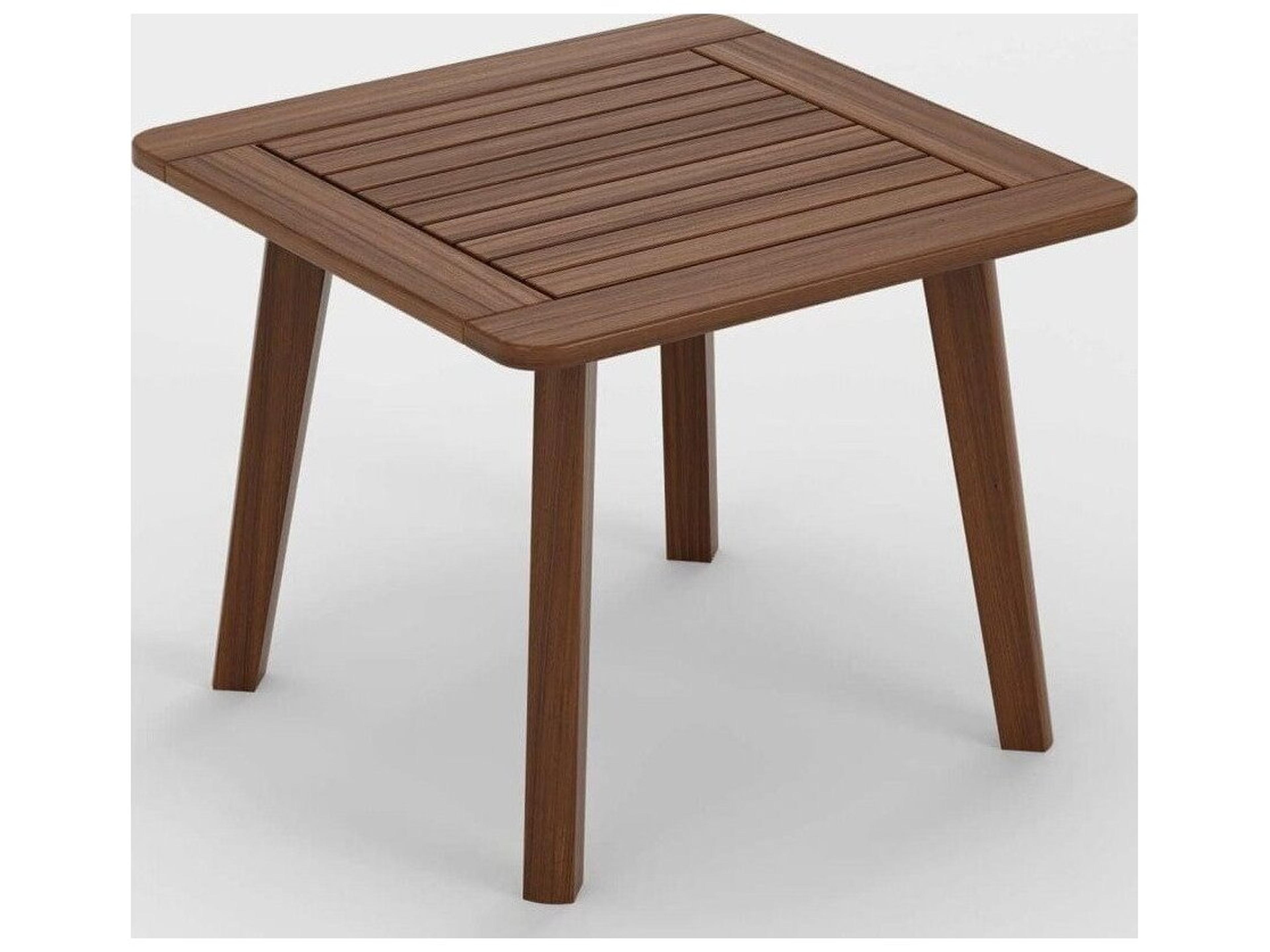 Jensen Outdoor Furniture Foundations Ipe IPEFoundations IPE 24" Square Side Table