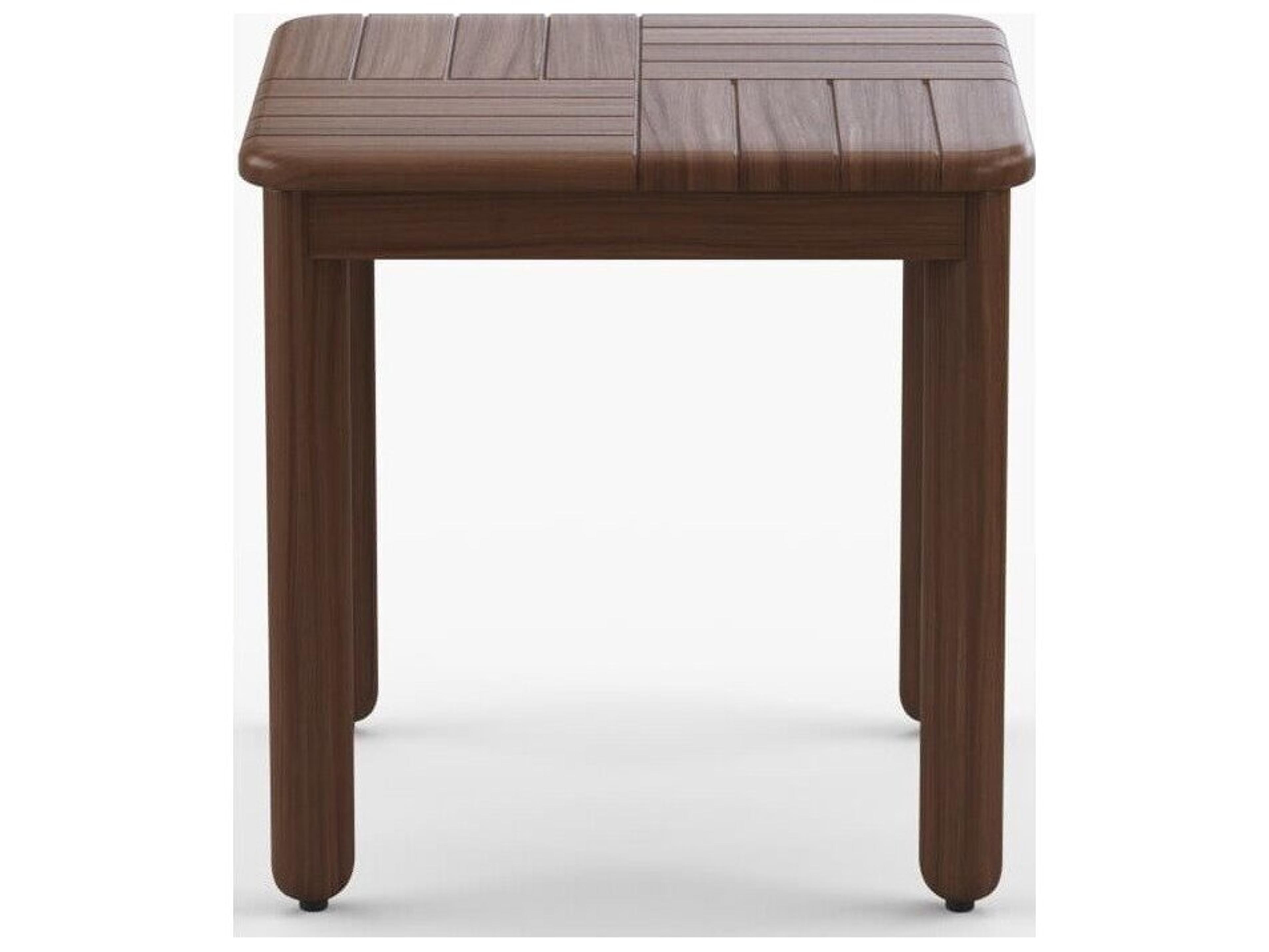 Jensen Outdoor Furniture Foundations Ipe IPEFoundations IPE Mosaic 20" Square Side Table